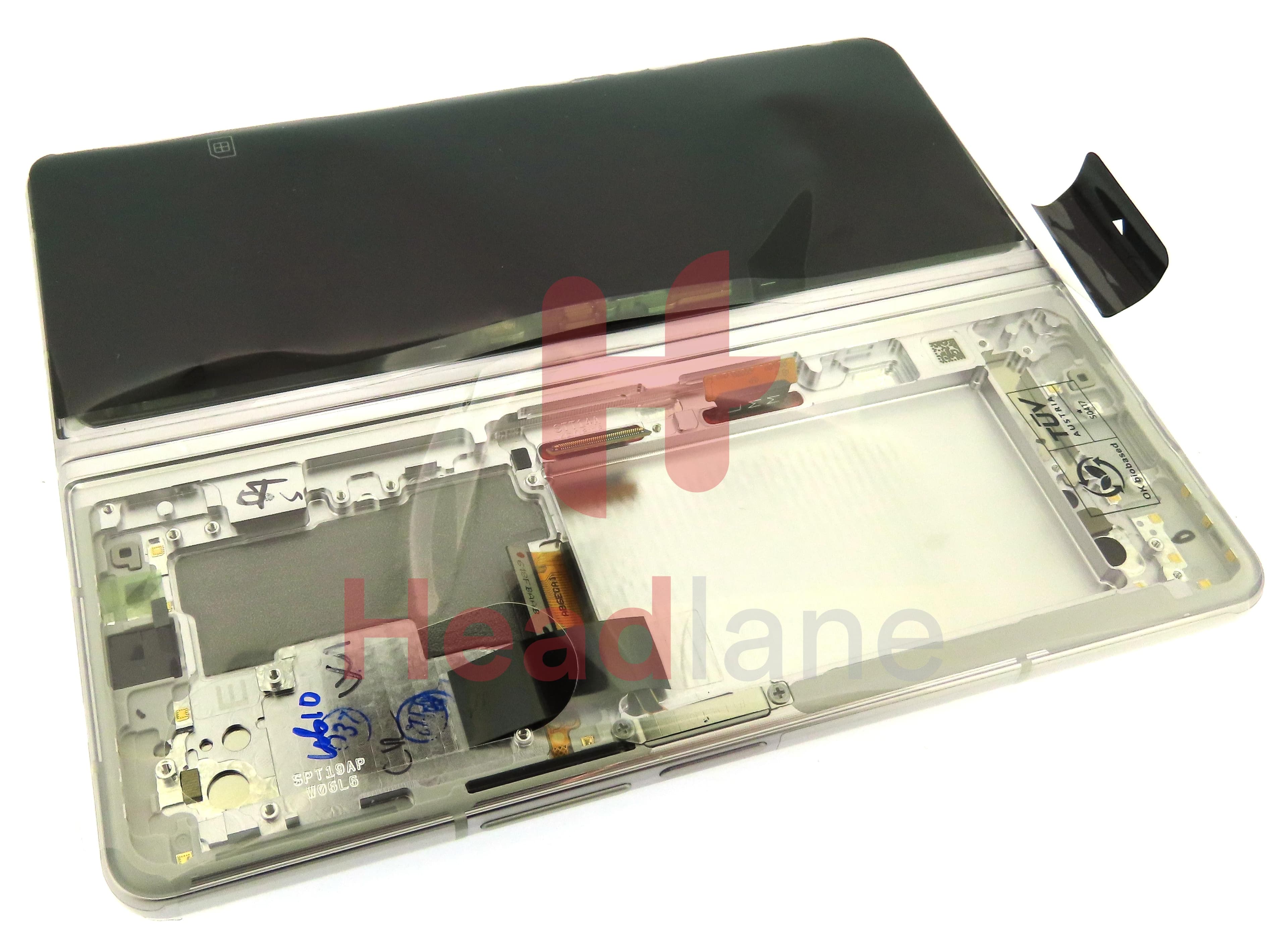 Samsung SM-F926 Galaxy Z Fold3 5G LCD Display / Screen + Touch - Phantom Silver - view 3