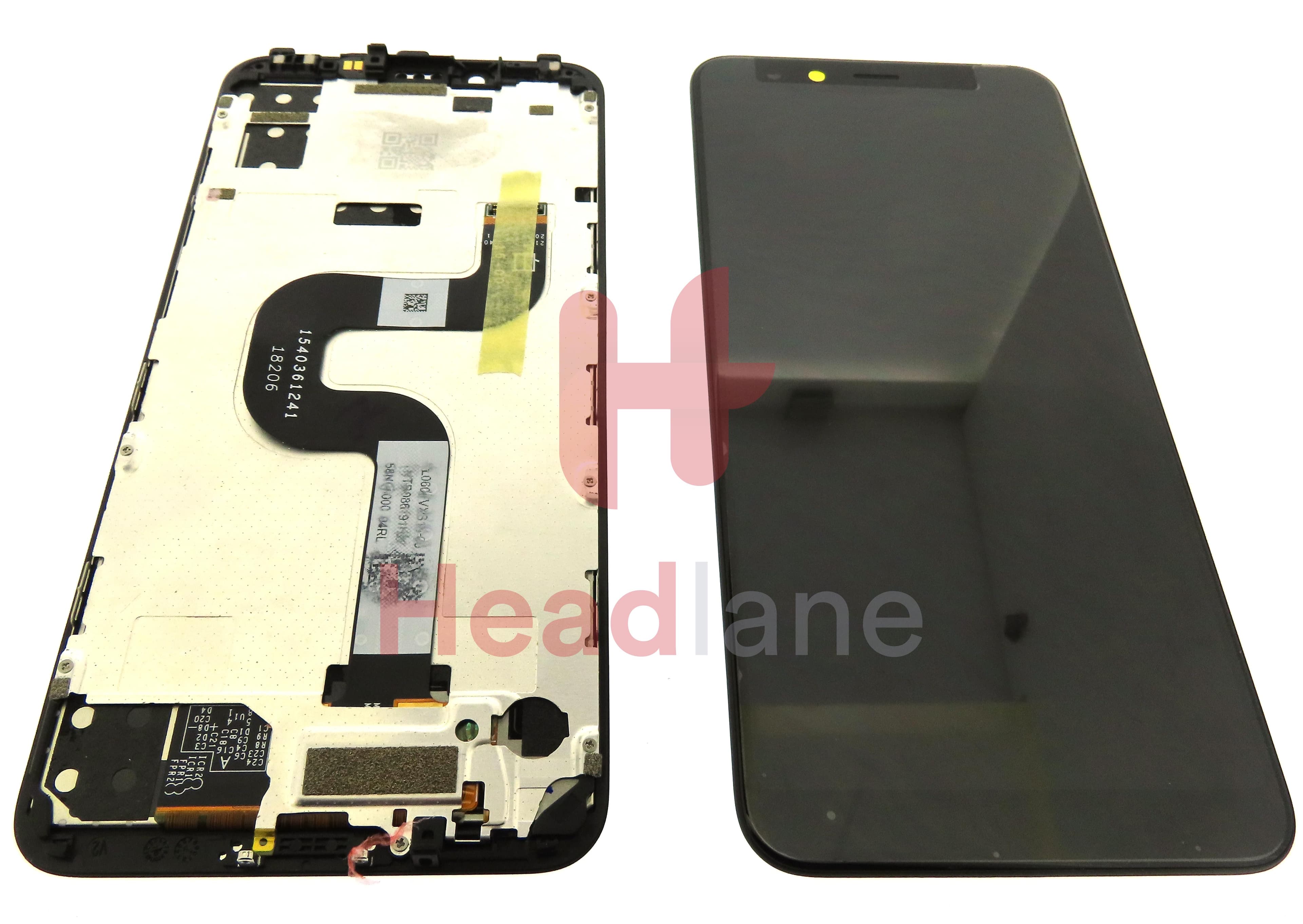 Xiaomi Mi A2 / Mi 6X LCD Display / Screen + Touch - Black - view 3