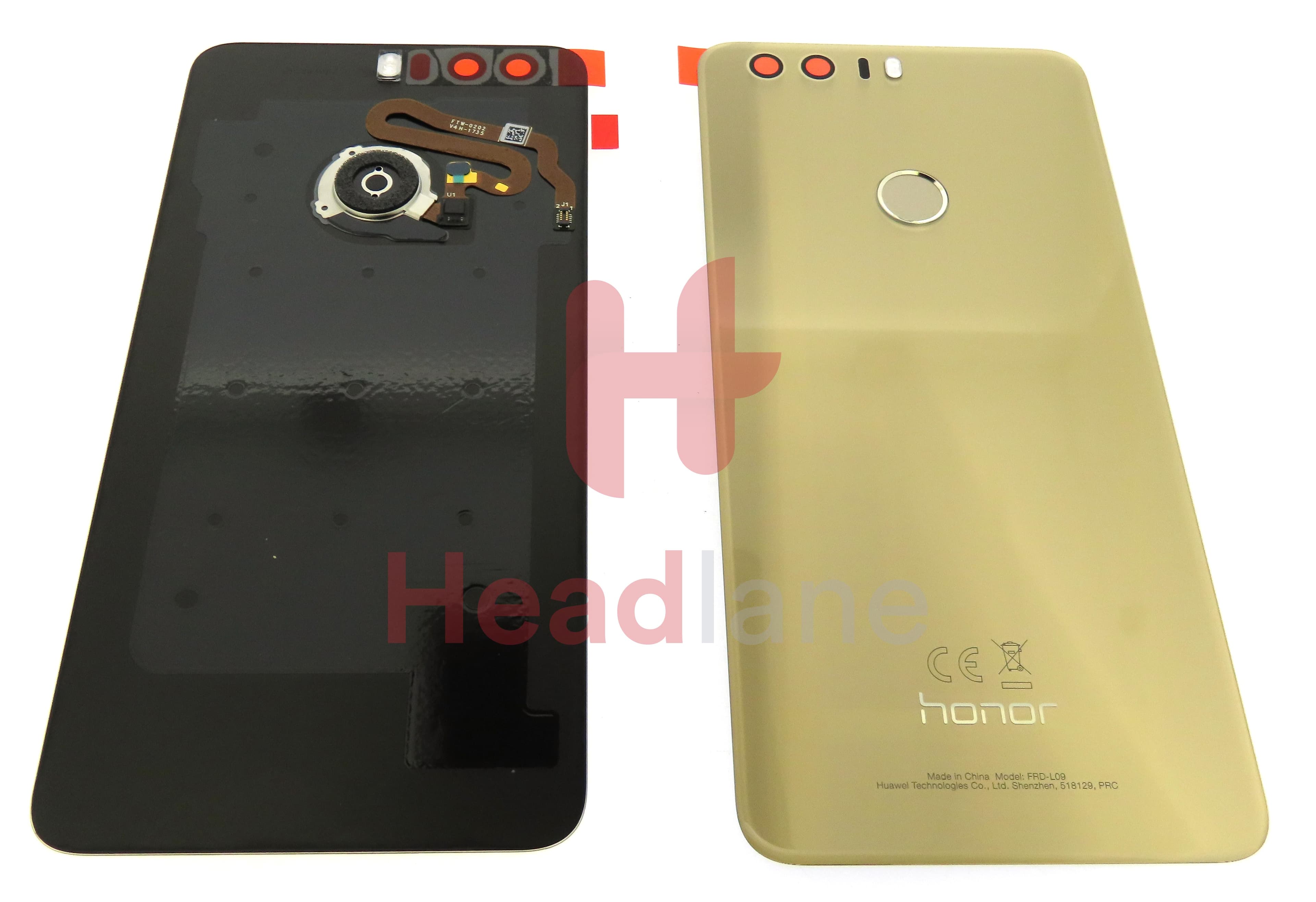 Huawei Honor 8 Back / Battery Cover - Gold - view 3