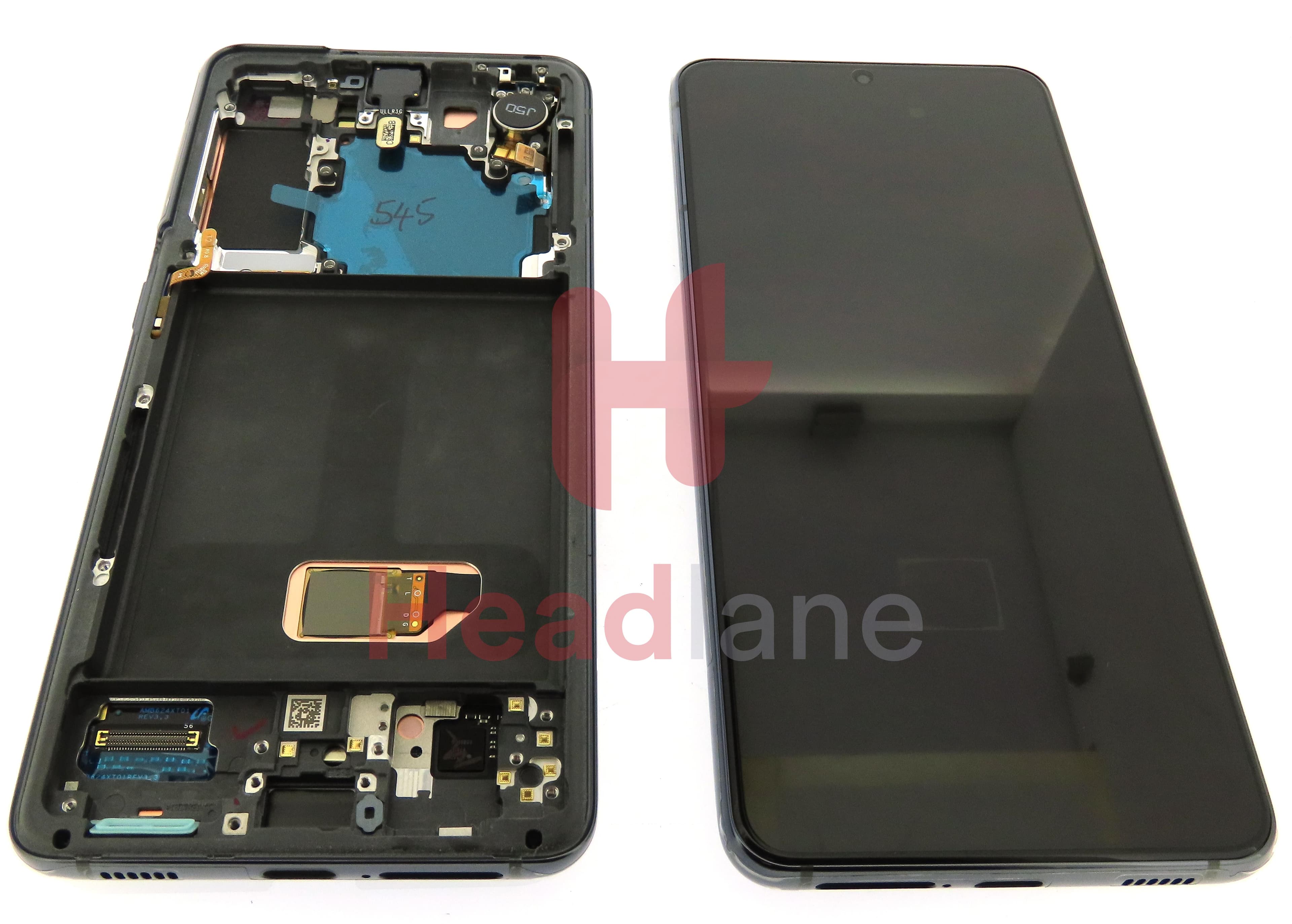 Samsung SM-G991 Galaxy S21 5G LCD Display / Screen + Touch - Phantom Grey - view 3