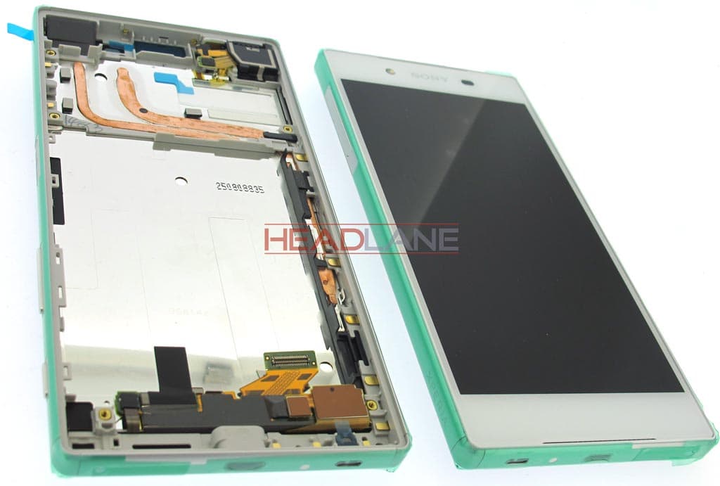 Sony E6653 Xperia Z5 LCD Display / Screen + Touch - Silver / White - view 2