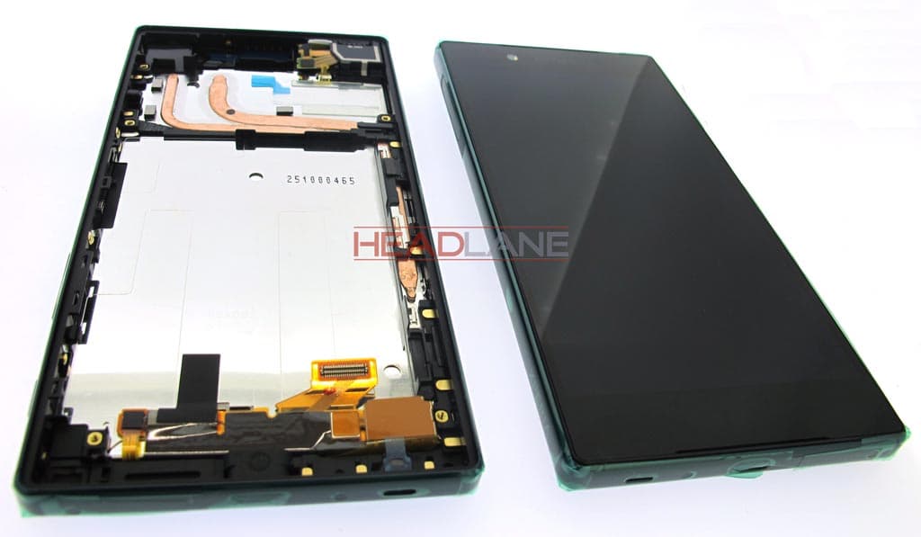 Sony E6653 Xperia Z5 LCD Display / Screen + Touch - Green - view 2