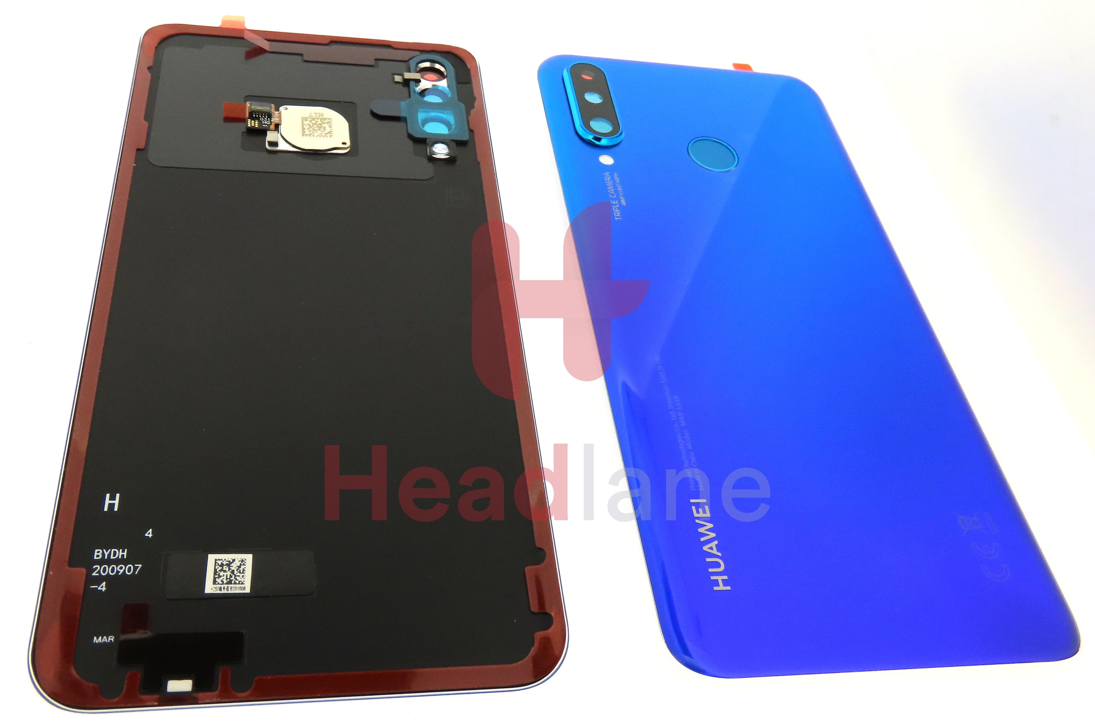 Huawei P30 Lite (New Edition) Back / Battery Cover - Blue (MAR-LX1B 48MP Rear Camera) - view 2