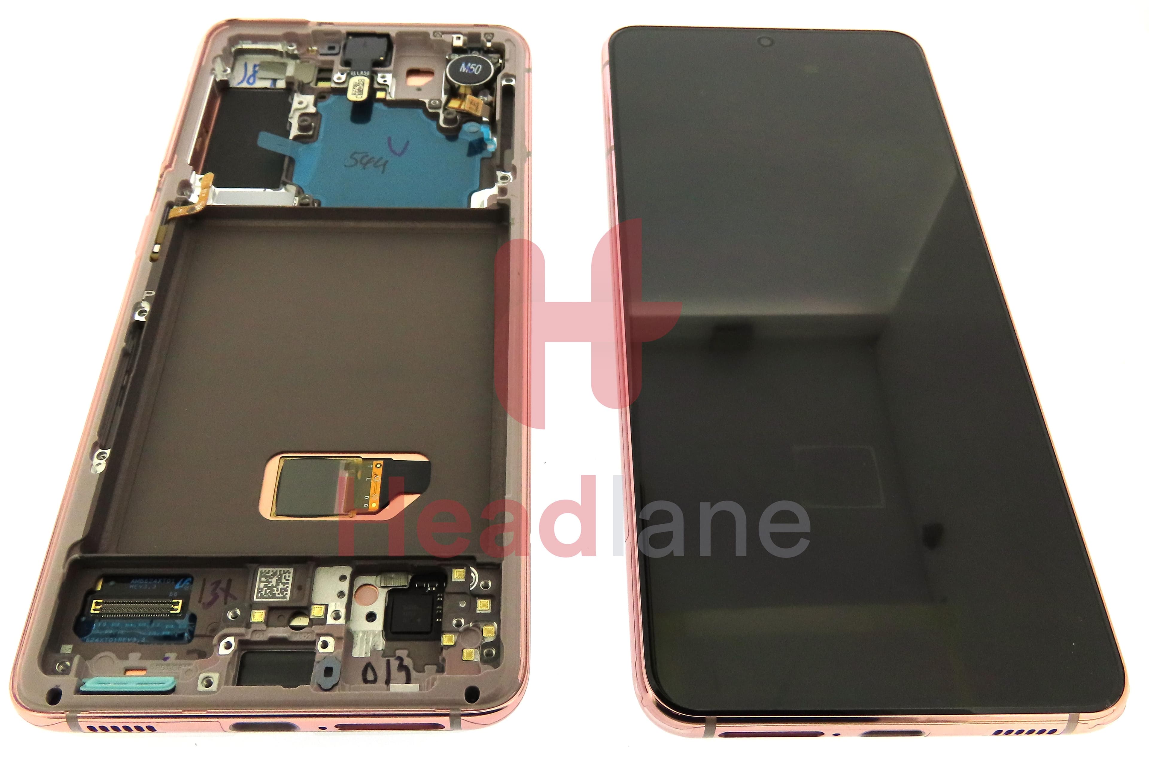 Samsung SM-G991 Galaxy S21 5G LCD Display / Screen + Touch - Phantom Pink - view 3