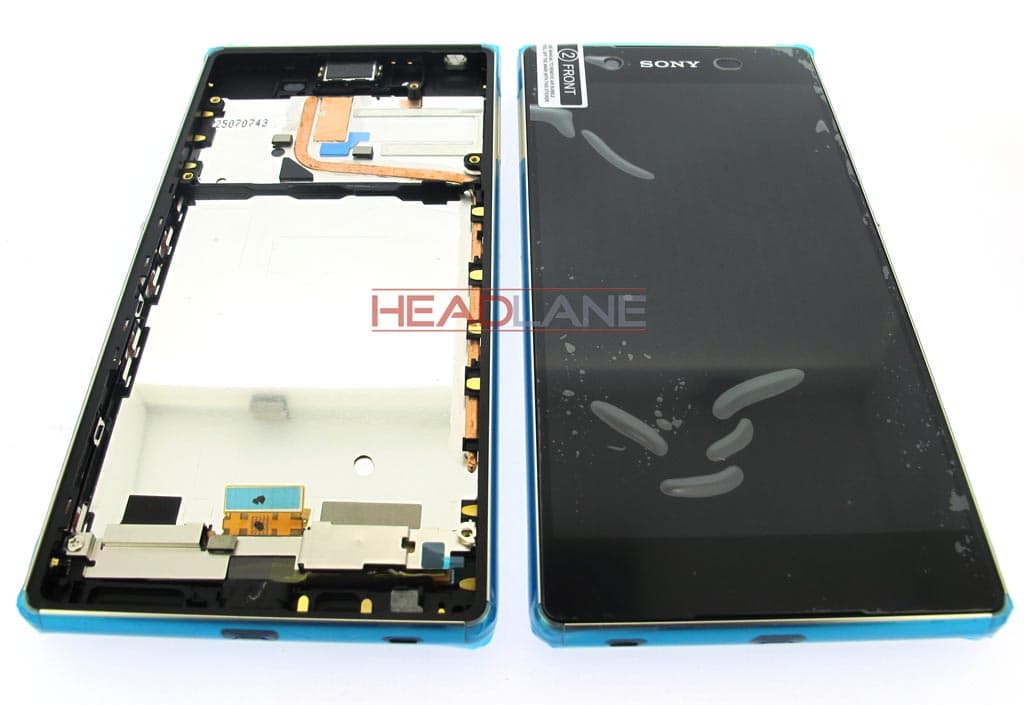 Sony E6653 Xperia Z3+ LCD Display / Screen + Touch - Aqua - view 2