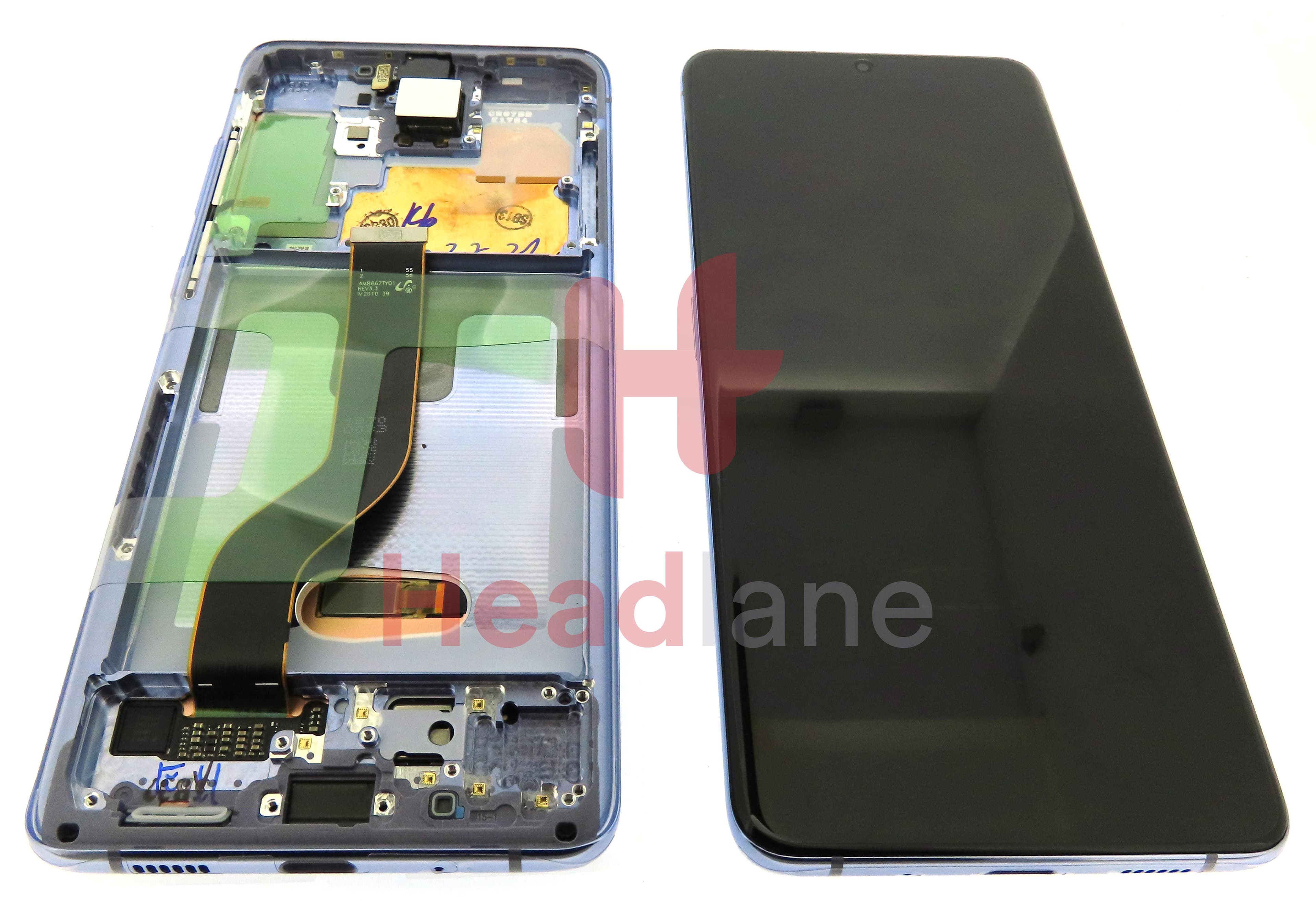 Samsung SM-G986 Galaxy S20+ / S20 Plus LCD Display / Screen + Touch - Purple (BTS Edition) - view 3