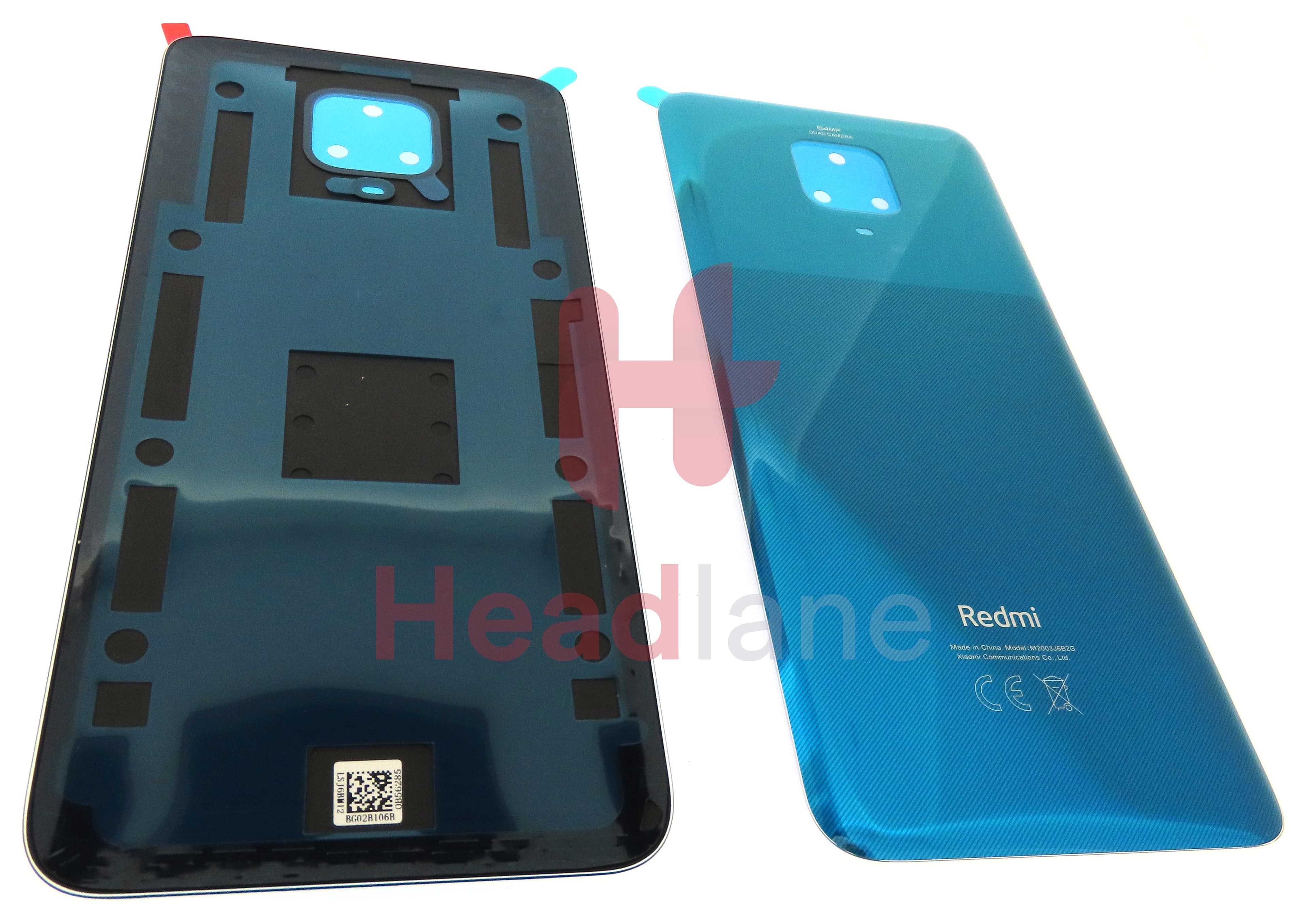 Xiaomi Redmi Note 9 Pro Back / Battery Cover - Green - view 2