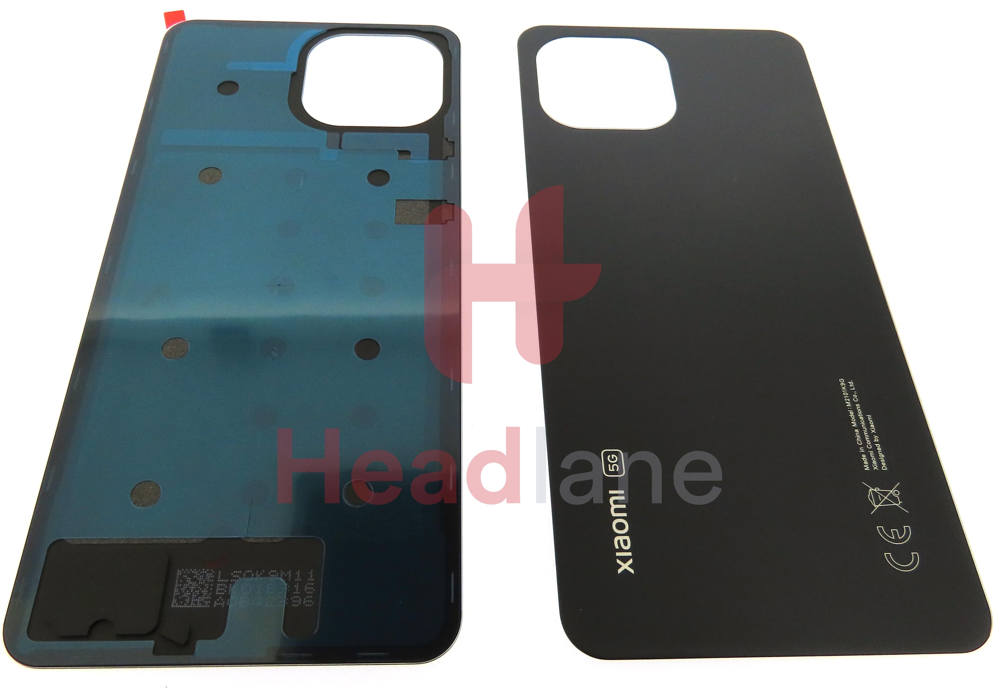 Xiaomi Mi 11 Lite 5G Back / Battery Cover - Black - view 3