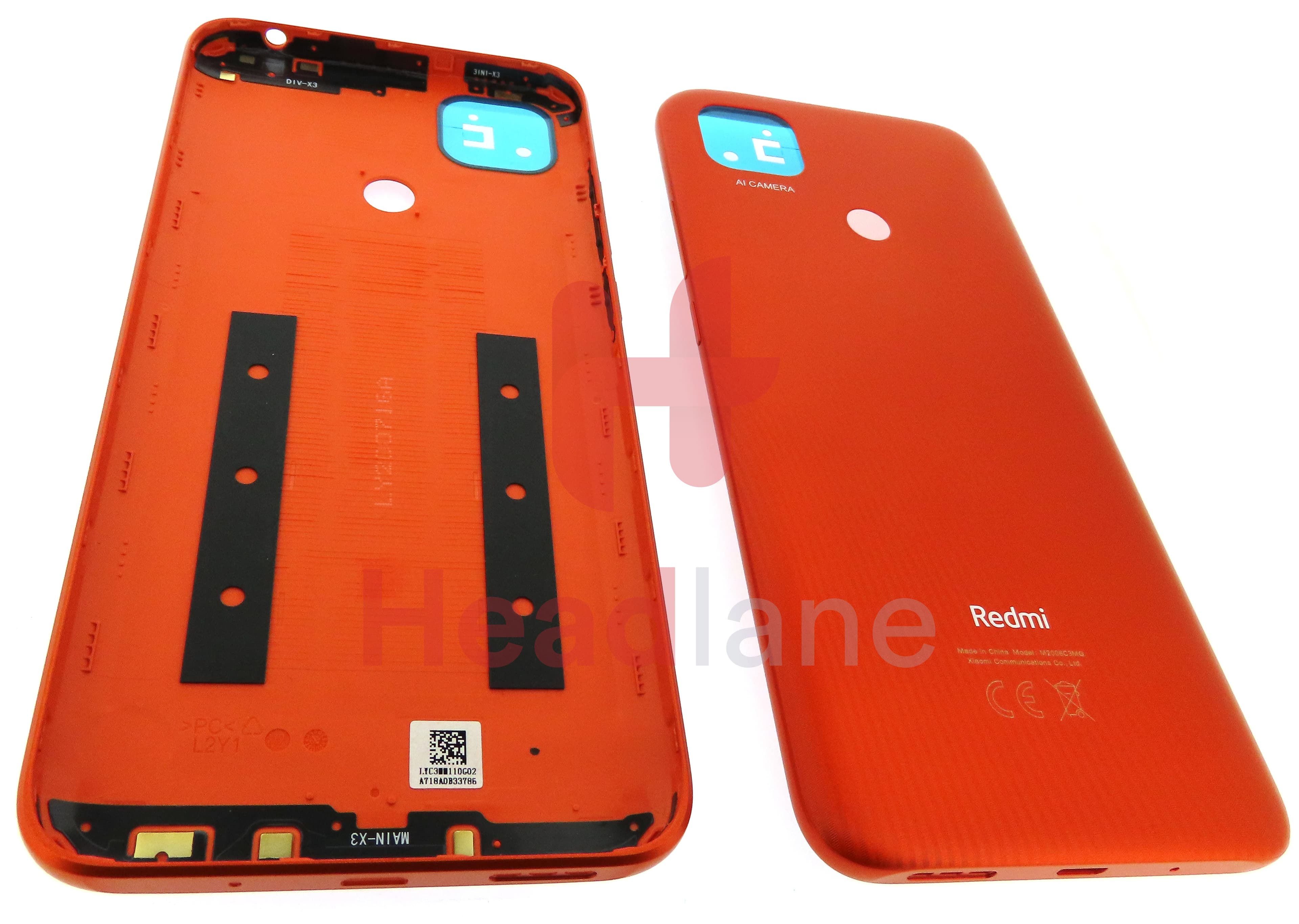 Xiaomi Redmi 9C Back / Battery Cover -Orange - view 2