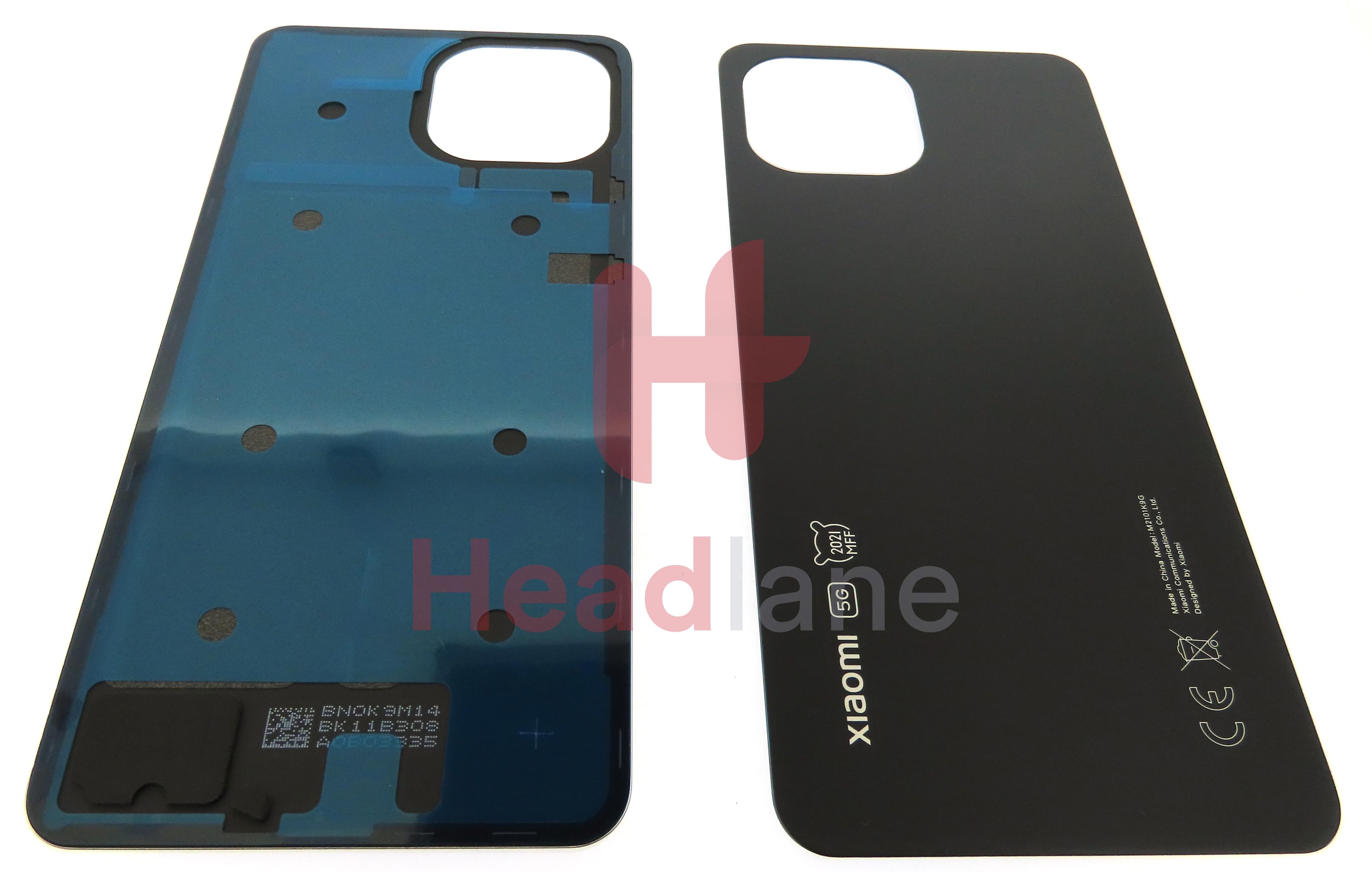 Xiaomi Mi 11 Lite 5G Back / Battery Cover - Black (Mi Fan Festival 2021 Edition) - view 3