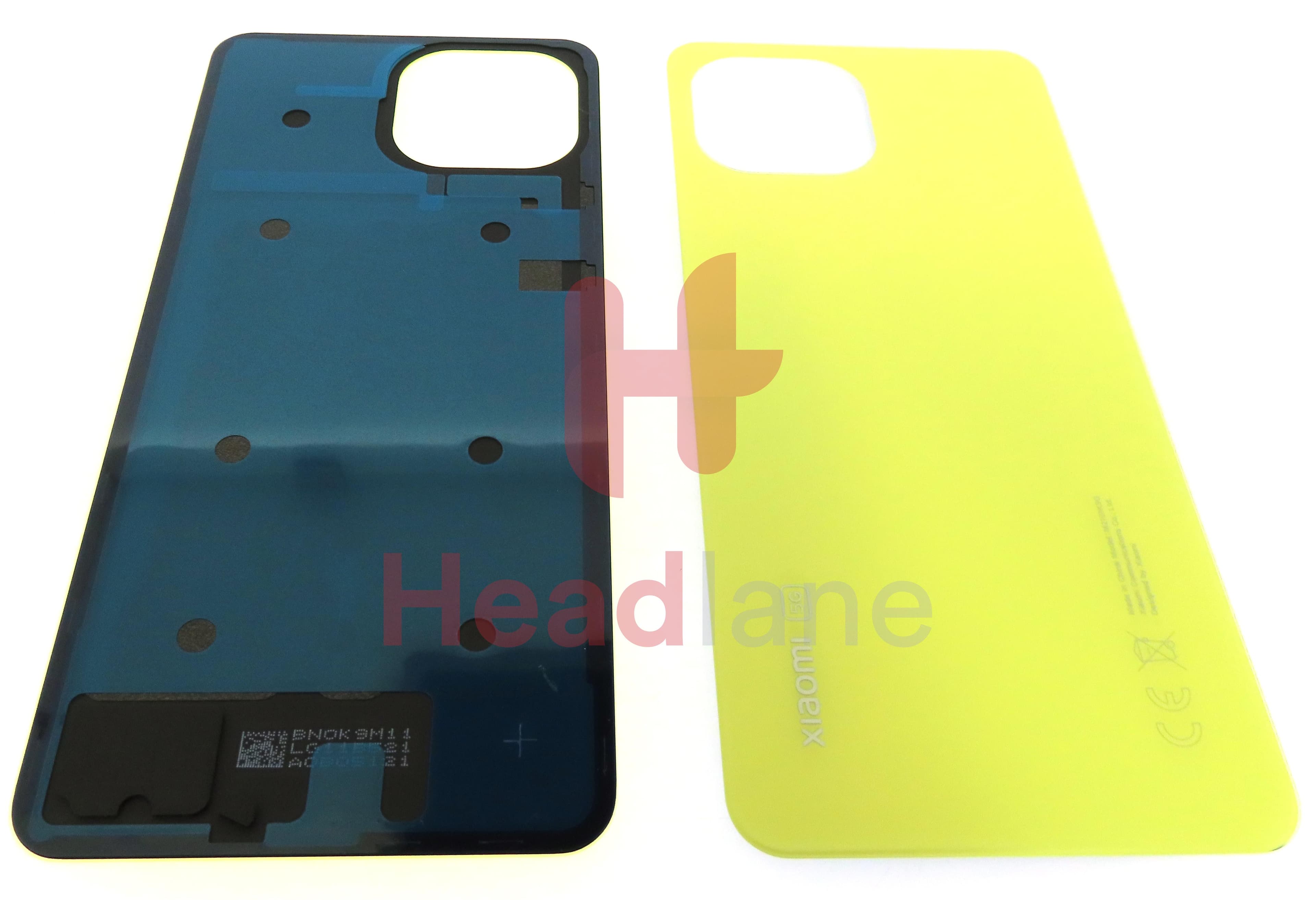 Xiaomi Mi 11 Lite 5G Back / Battery Cover - Yellow - view 3
