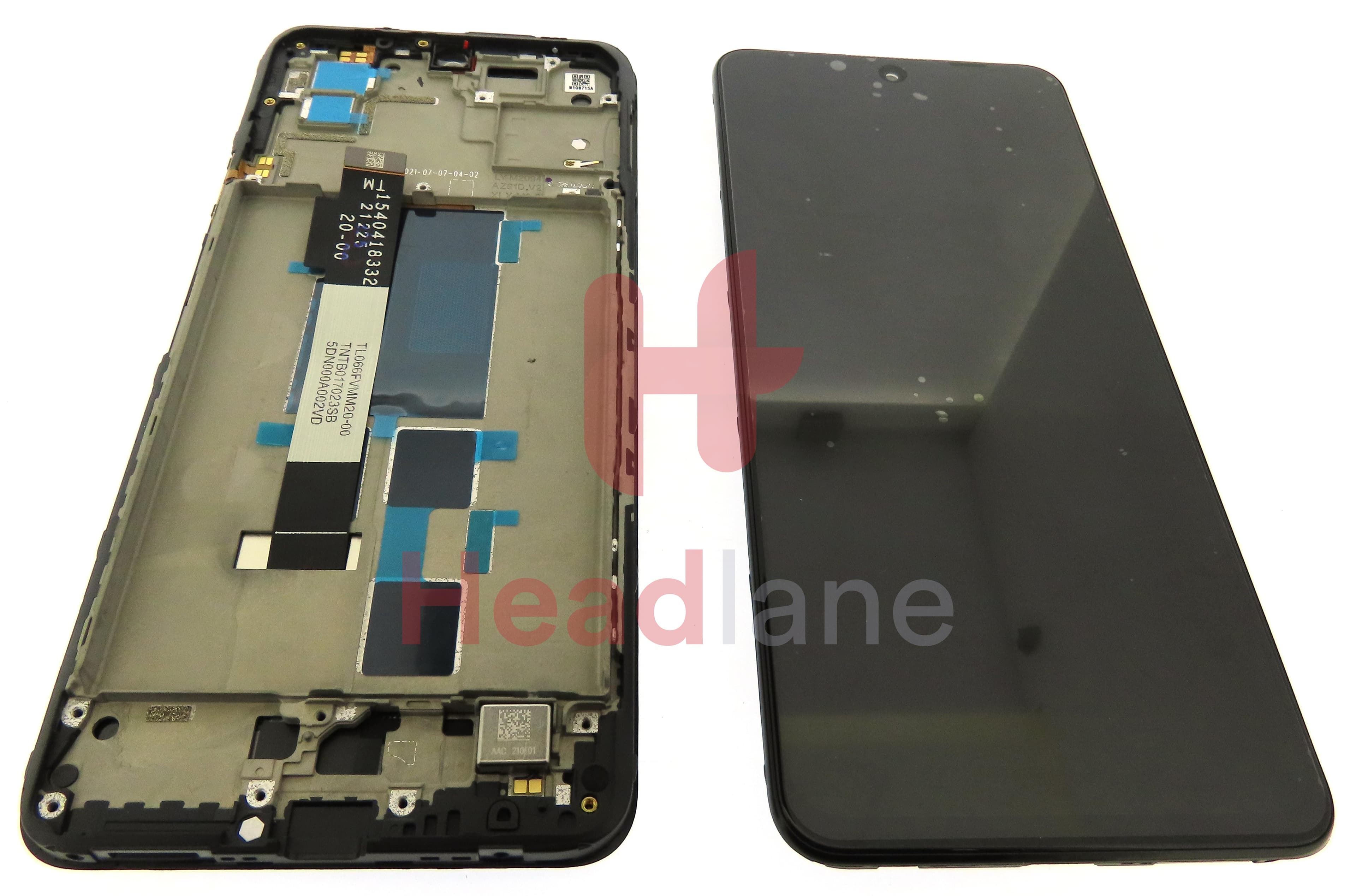 Xiaomi Poco X3 GT LCD Display / Screen + Touch - Black - view 3