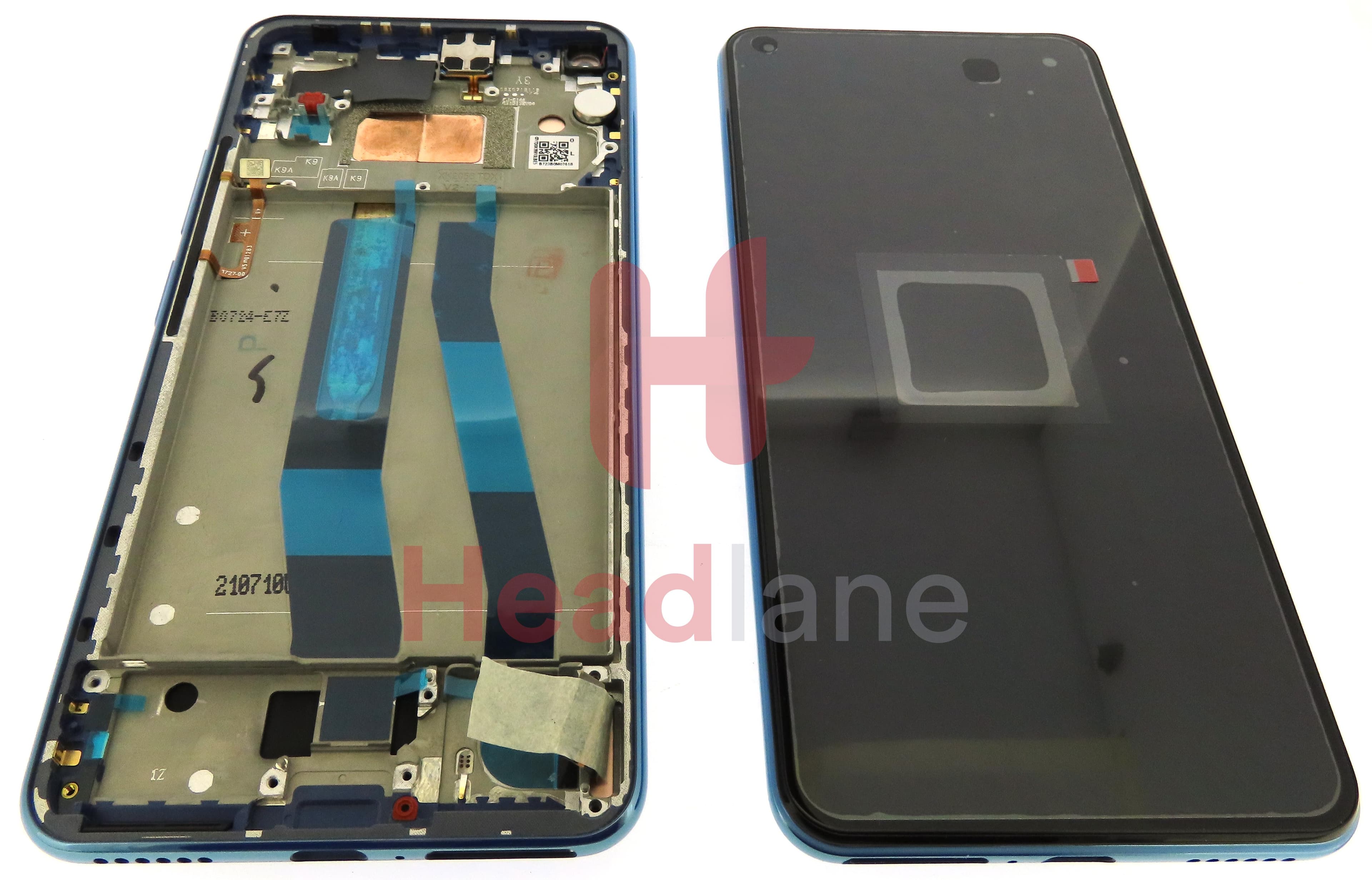 Xiaomi Mi 11 Lite 4G LCD Display / Screen + Touch - Blue 3