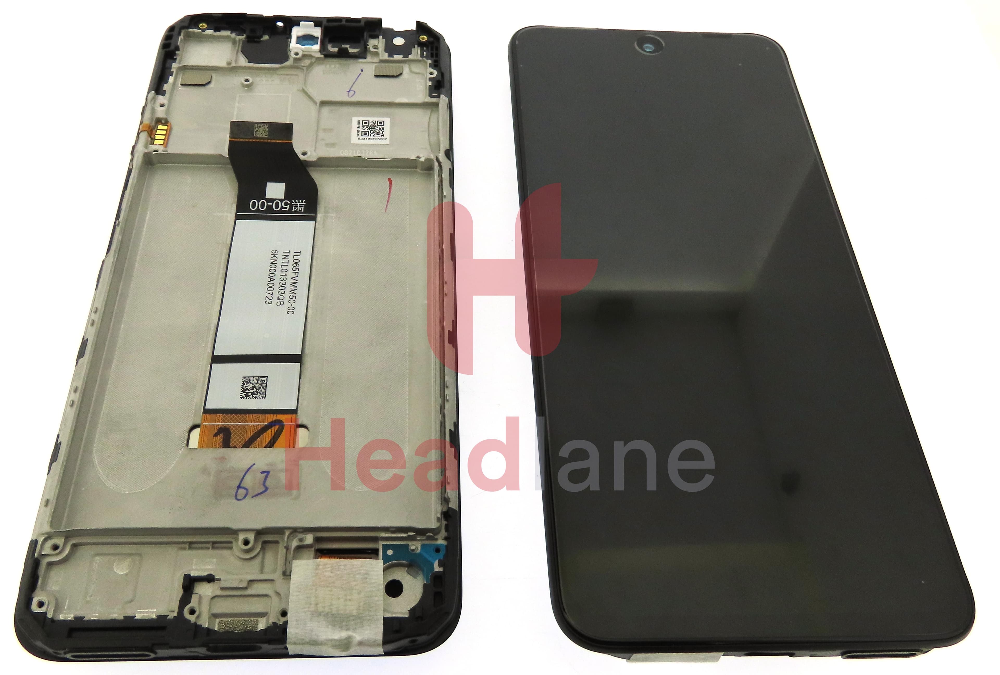 Xiaomi Poco M3 Pro LCD Display / Screen + Touch - Black - view 3