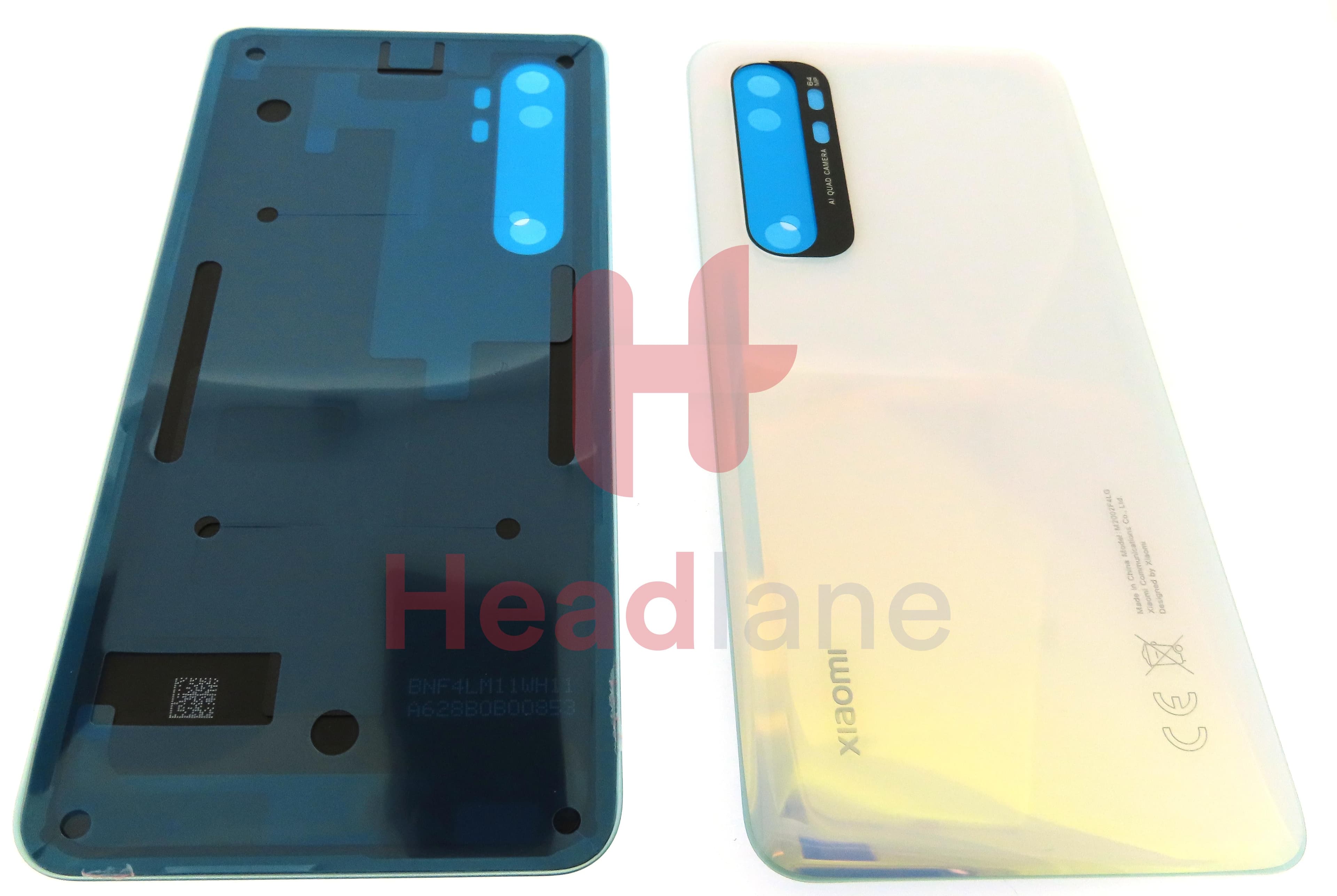 Xiaomi Mi Note 10 Lite Back / Battery Cover - White - view 3