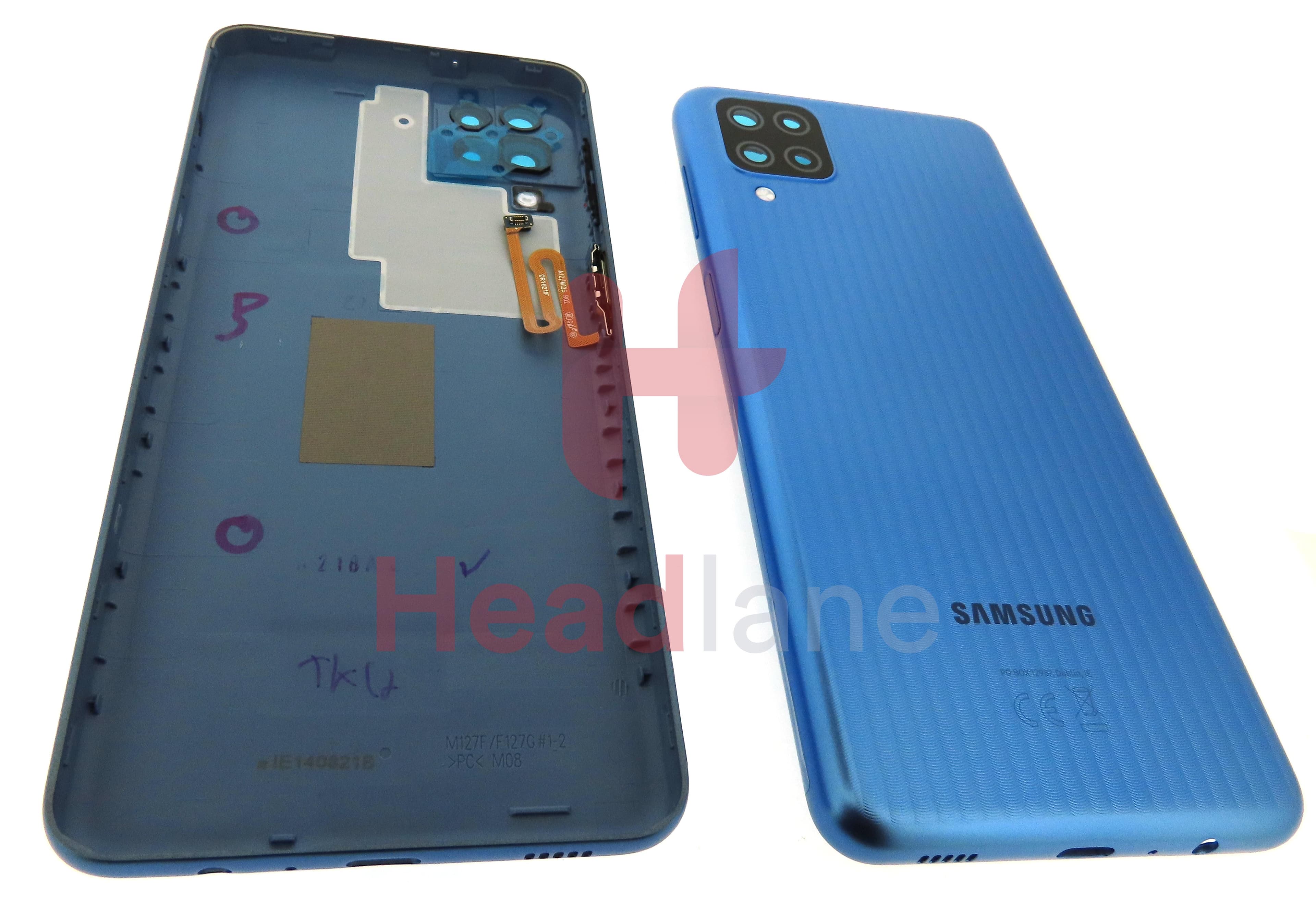 Samsung SM-M127 Galaxy M12 Back / Battery Cover - Blue - view 2