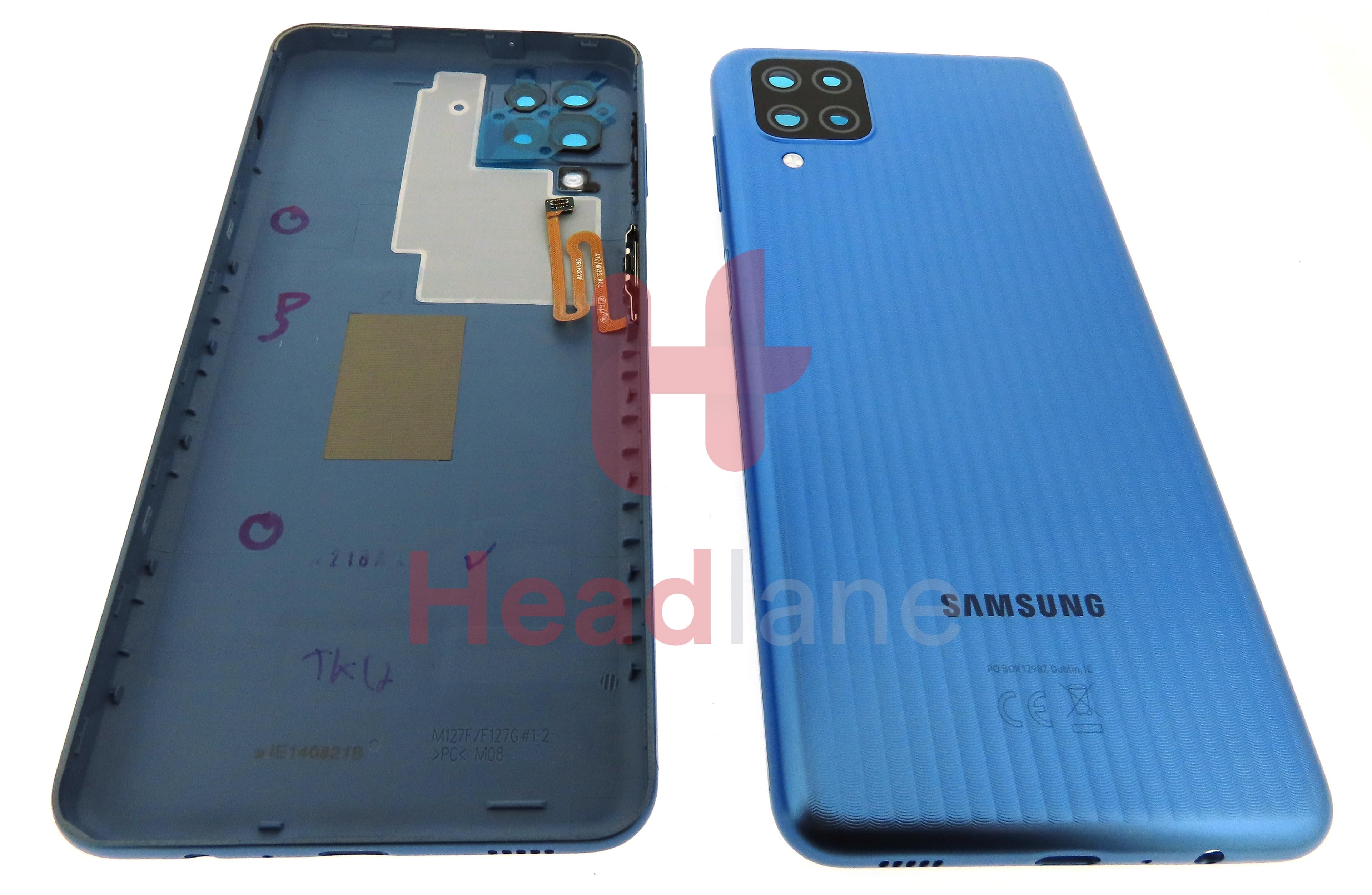Samsung SM-M127 Galaxy M12 Back / Battery Cover - Blue - view 3