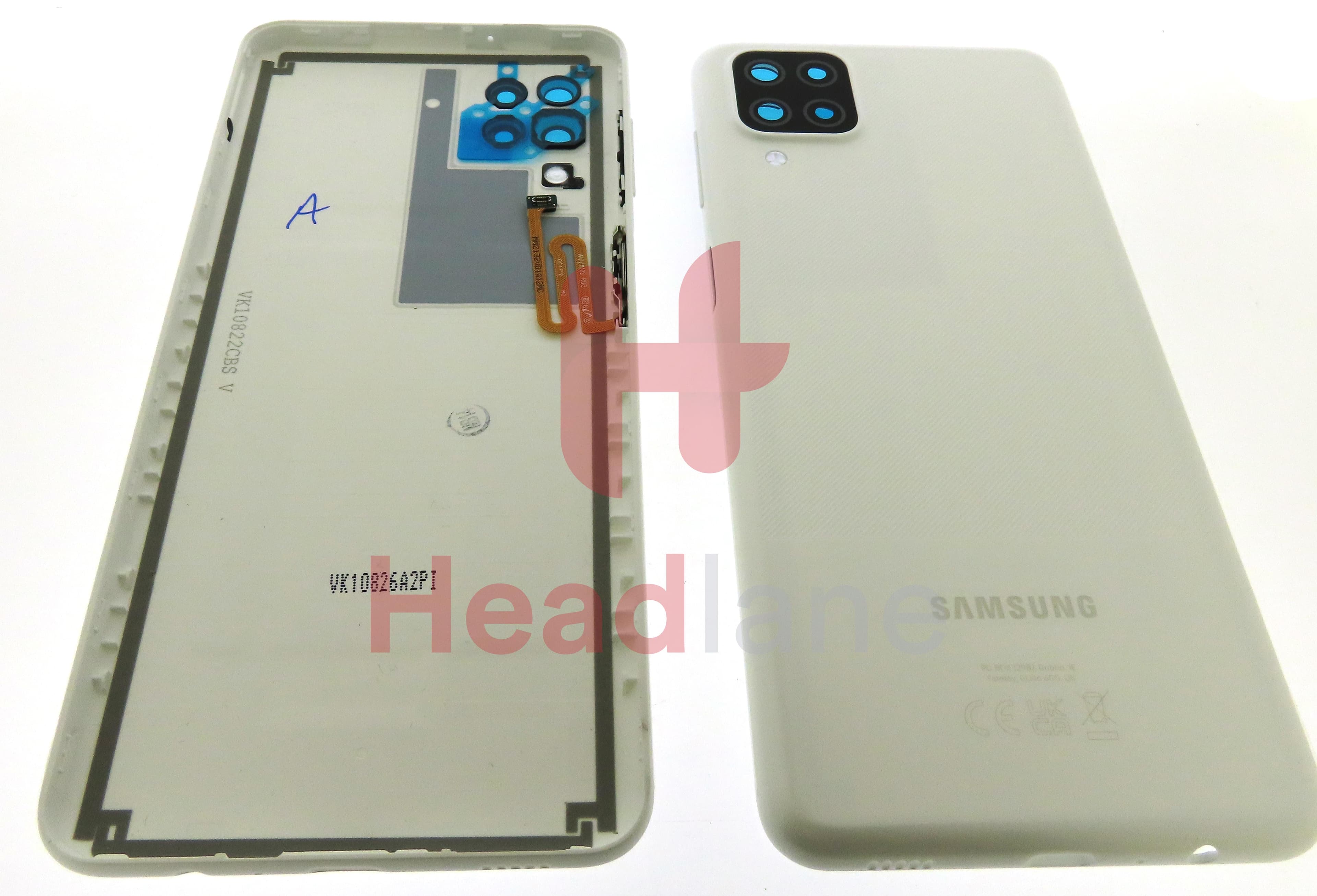 Samsung SM-A127 Galaxy A12 Nacho Back / Battery Cover - White - view 3