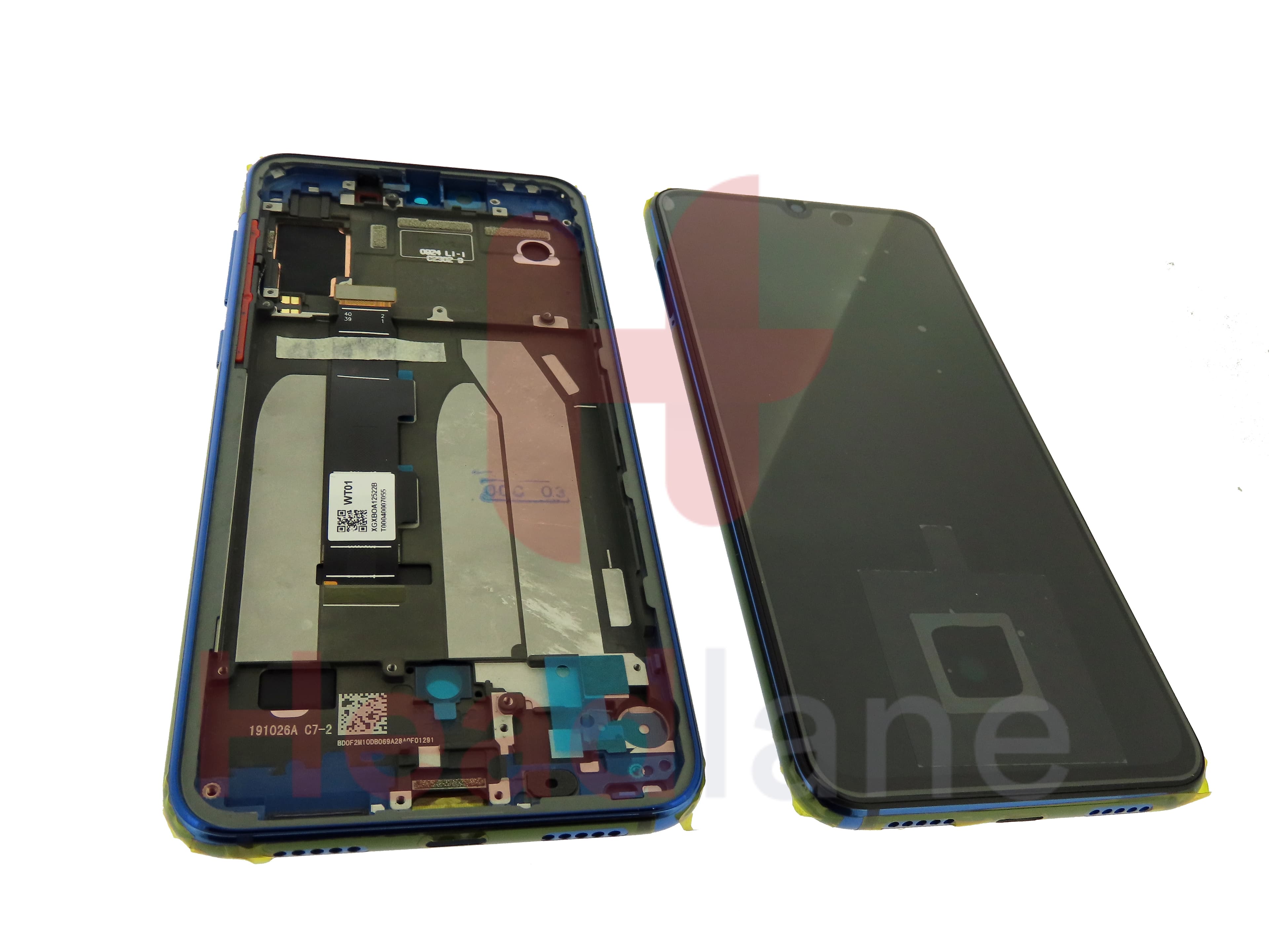 Xiaomi Mi 9 SE LCD Display / Screen + Touch - Blue - view 2