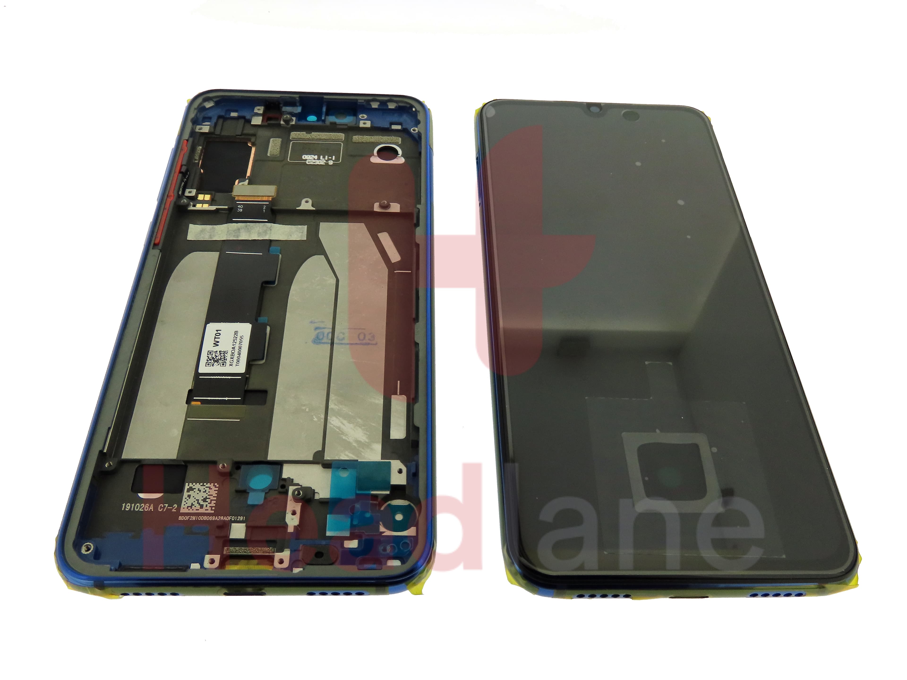 Xiaomi Mi 9 SE LCD Display / Screen + Touch - Blue - view 3