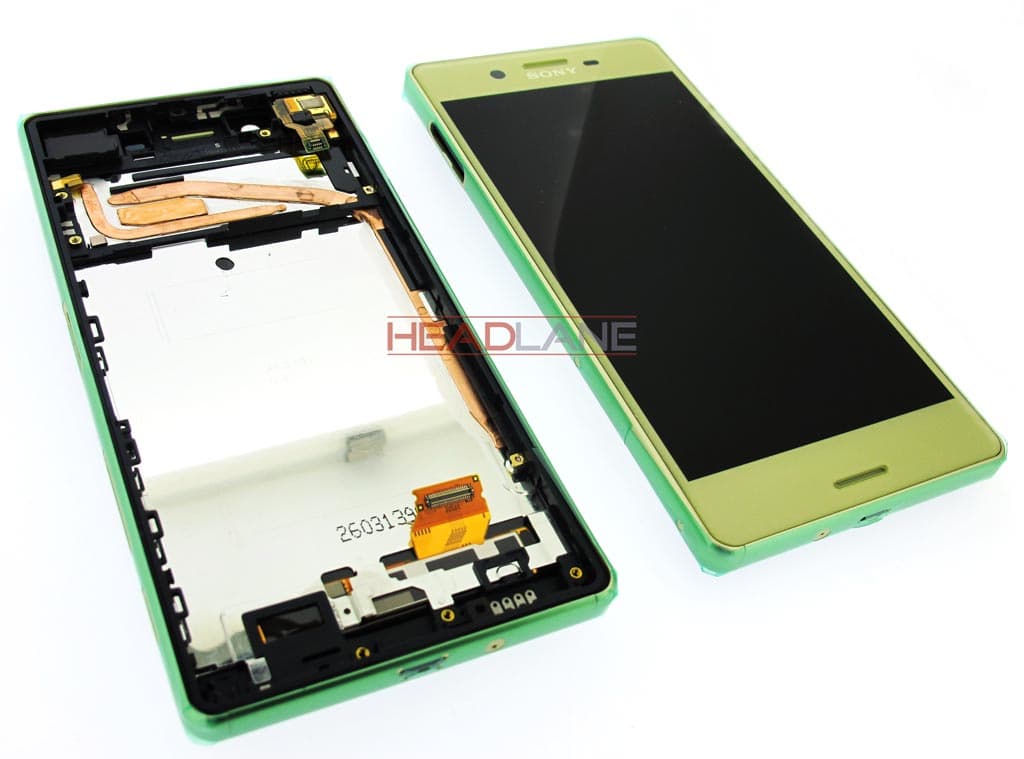 Sony F5121 / F5122 Xperia X LCD Display / Screen + Touch - Lime - view 2