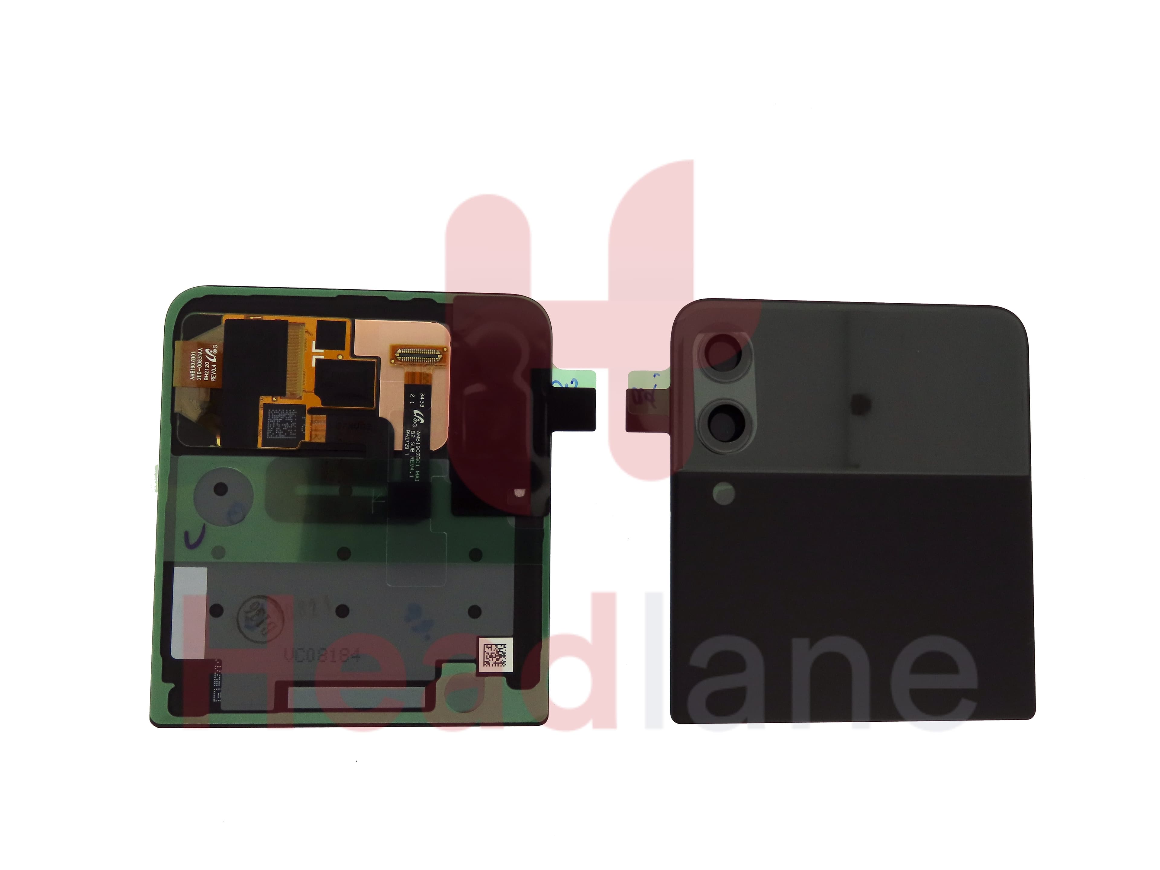 Samsung SM-F711 Galaxy Z Flip3 5G Outer LCD Display / Screen - Black - view 3