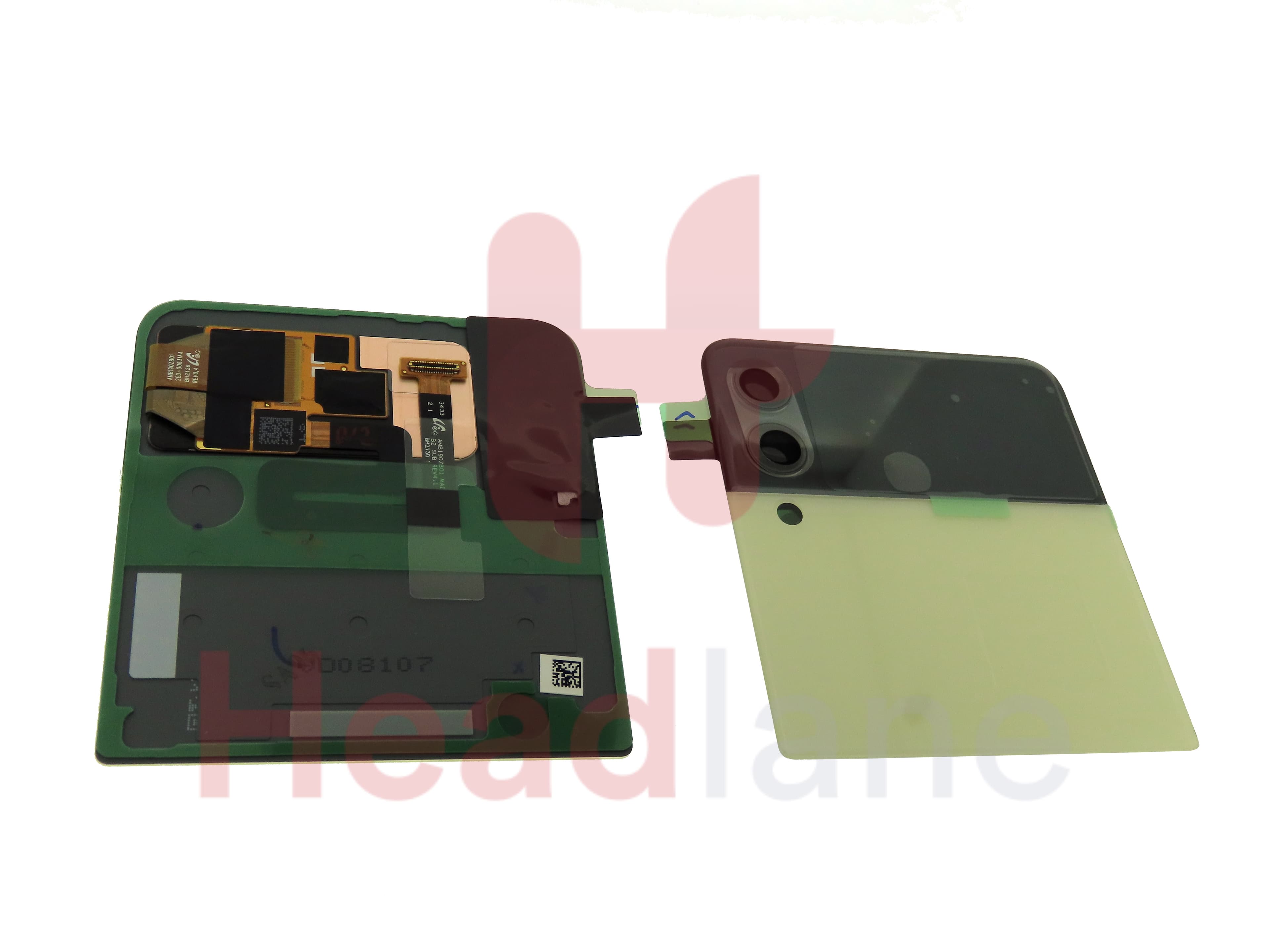 Samsung SM-F711 Galaxy Z Flip3 5G Outer LCD Display / Screen - Cream - view 2