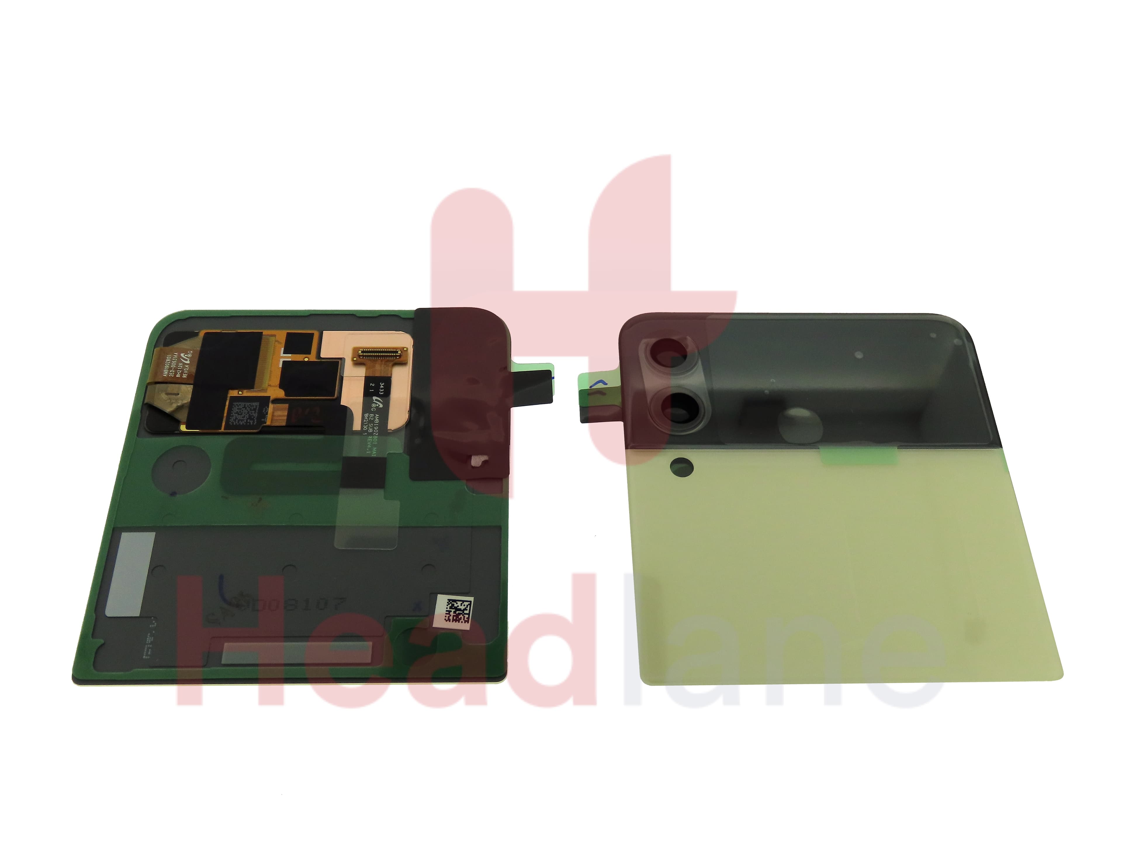 Samsung SM-F711 Galaxy Z Flip3 5G Outer LCD Display / Screen - Cream - view 3