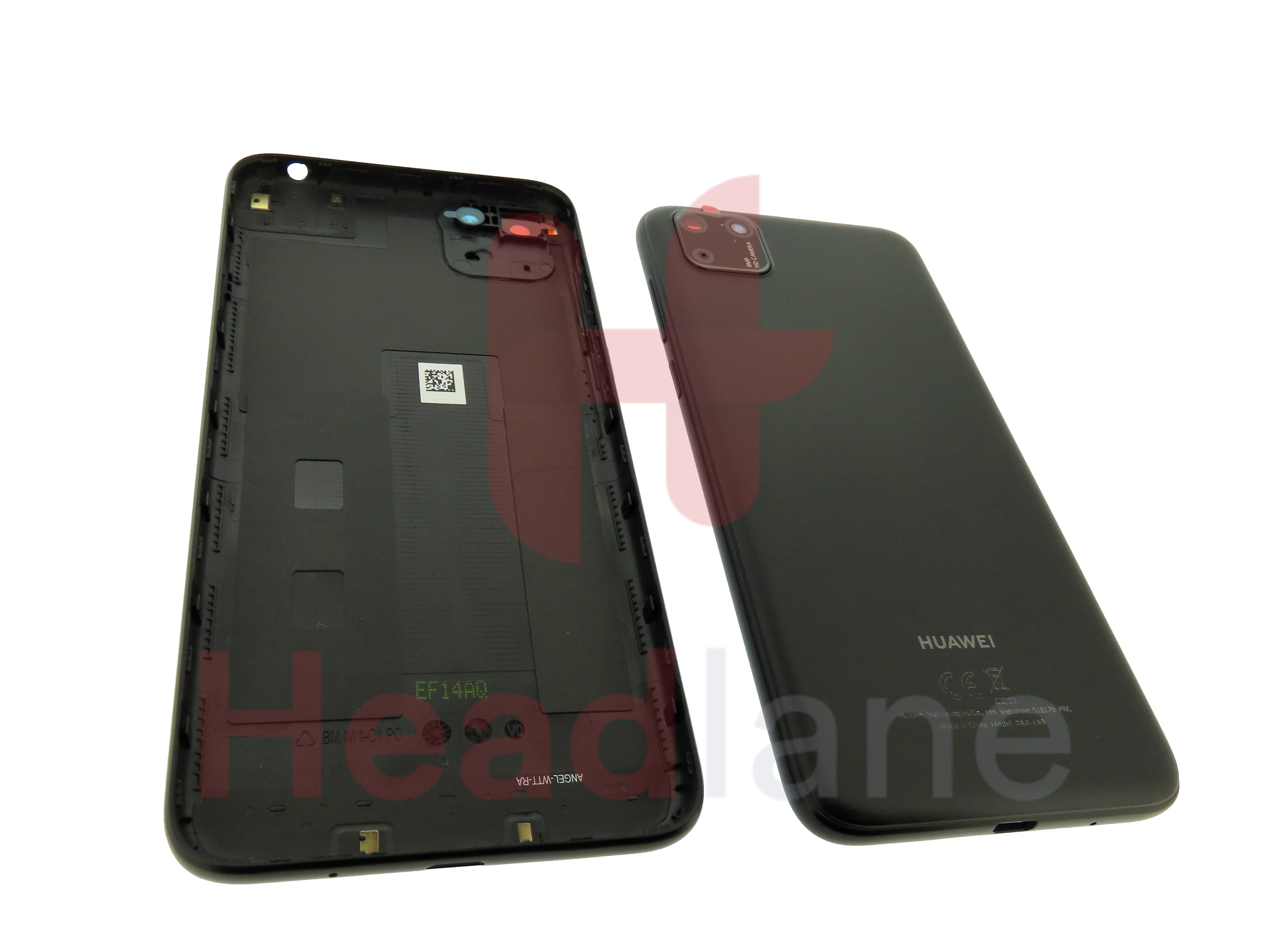 Huawei Y5p Back / Battery Cover - Black - view 2