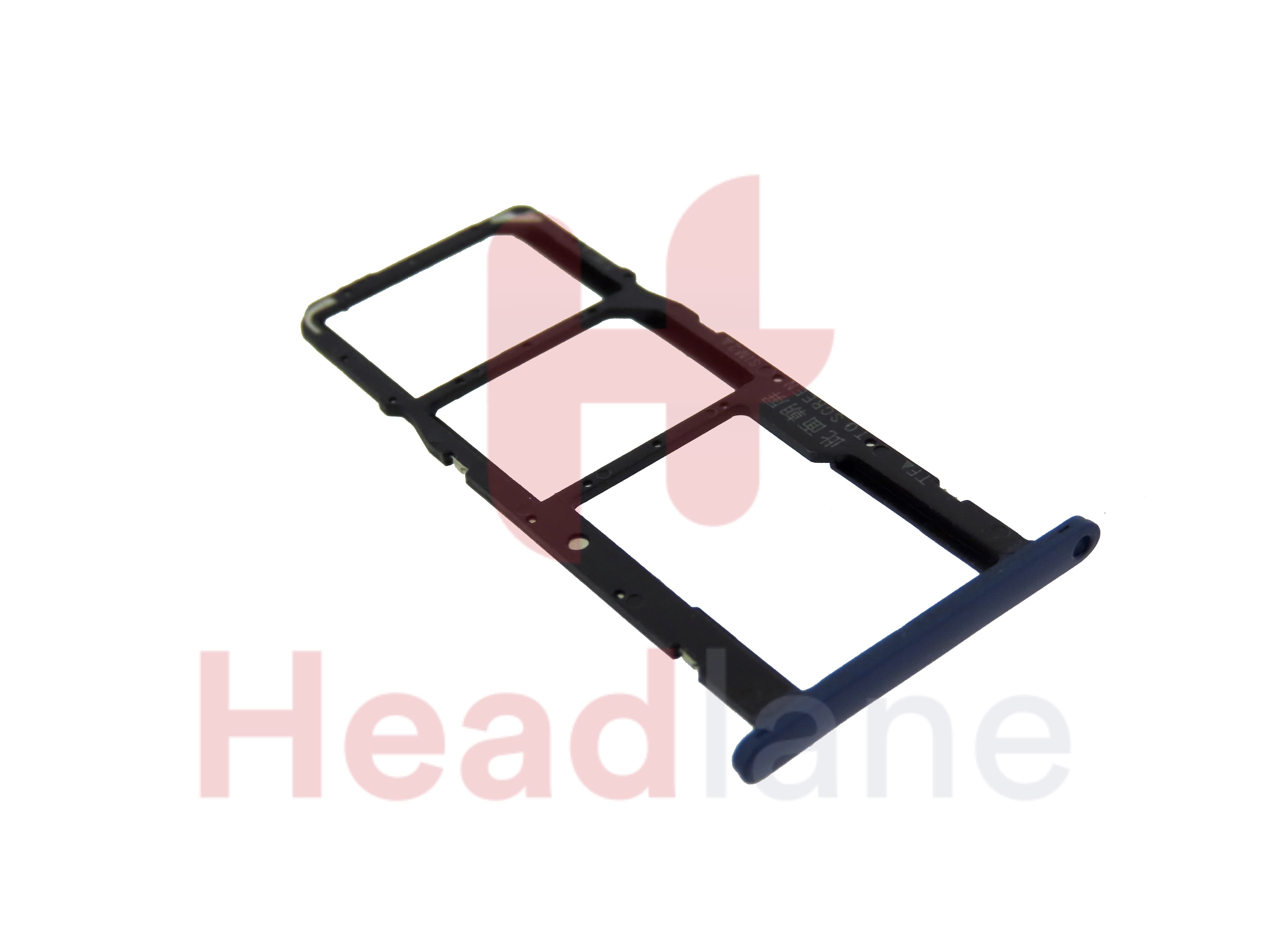 Huawei Y5p SIM / Memory Card Tray - Blue - view 2