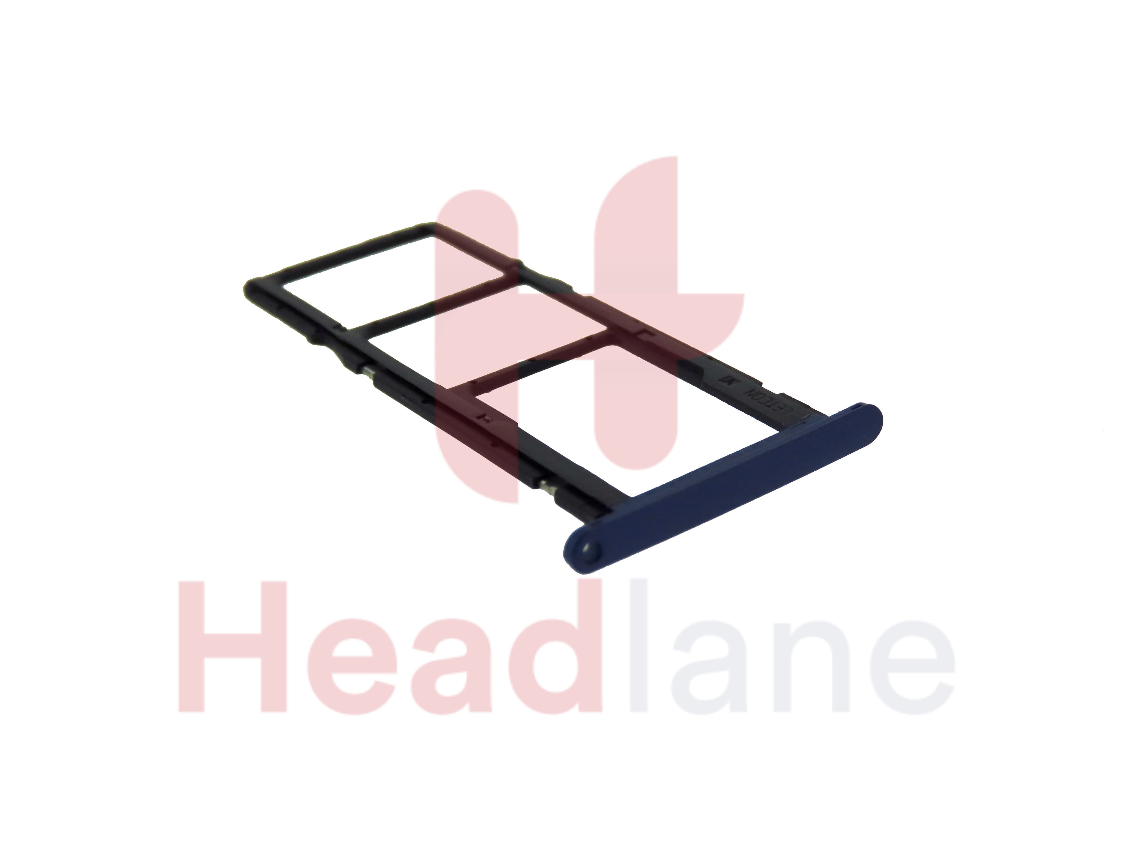 Huawei Y5p SIM / Memory Card Tray - Blue - view 3