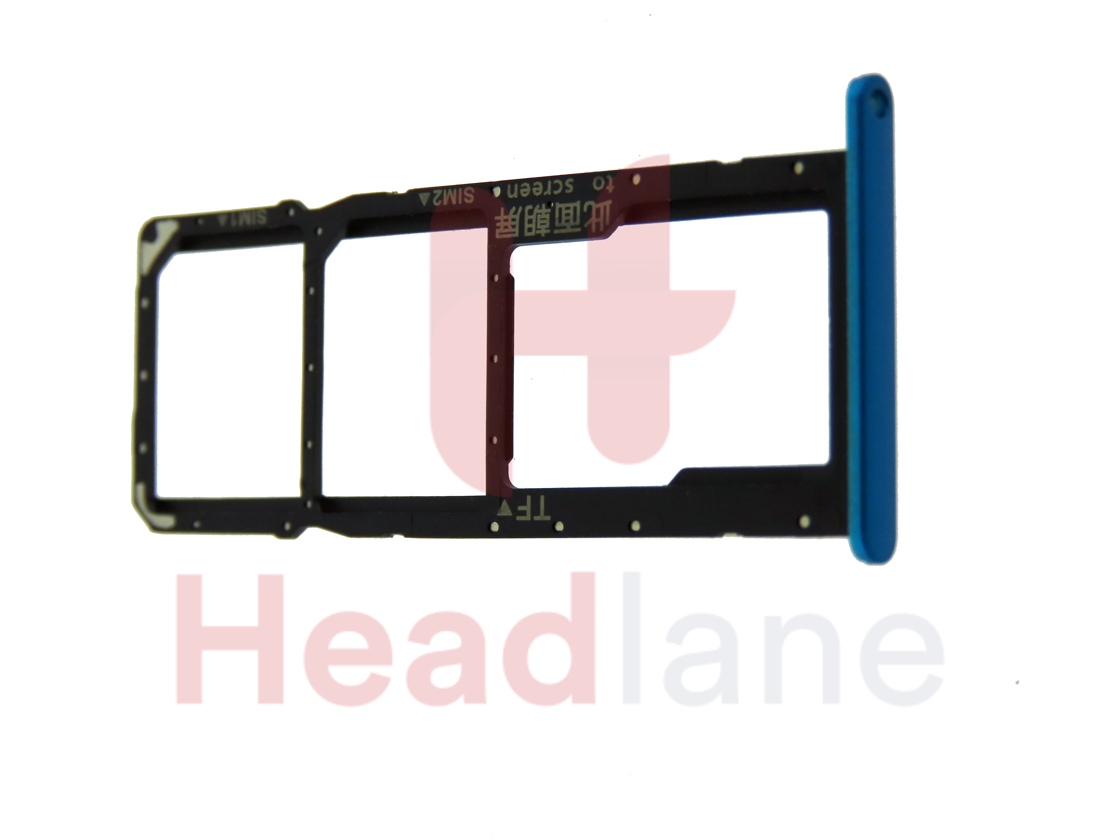 Huawei Y6p / Honor 9A SIM Card Tray - Sapphire Blue - view 2