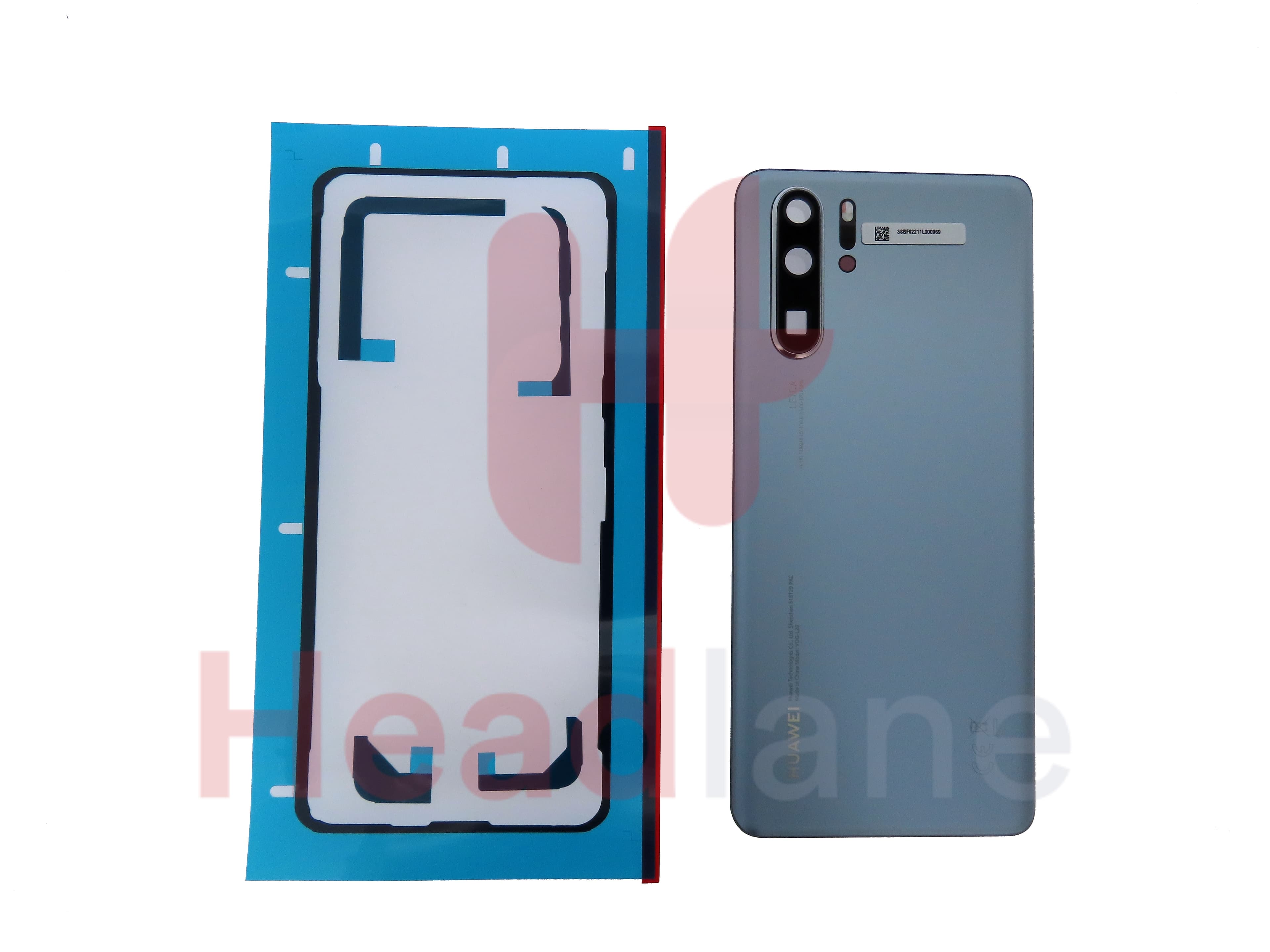 Huawei P30 Pro / New Edition Back / Battery Cover - Silver - view 2
