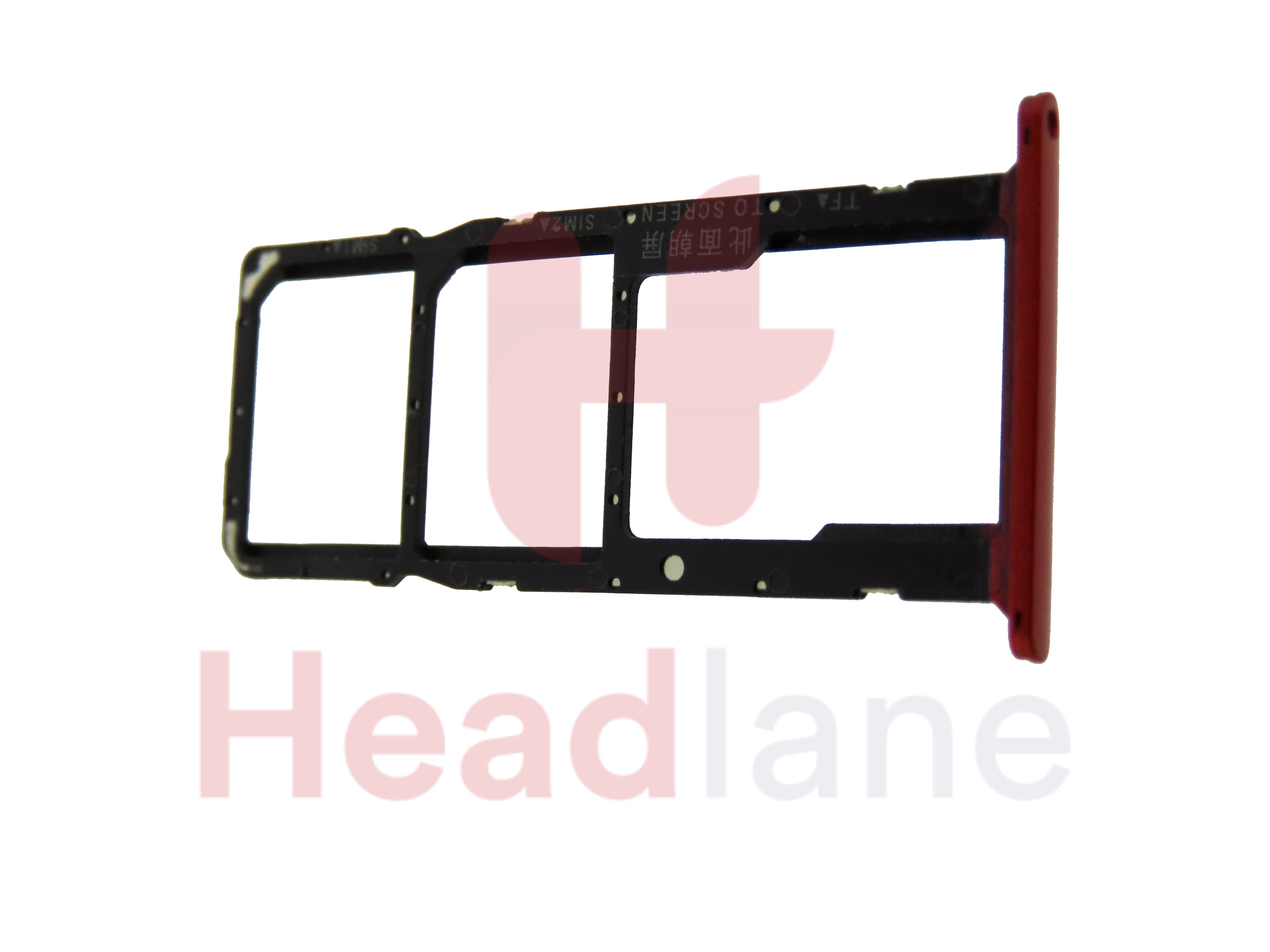 Huawei Honor 9S SIM Card Tray - Red - view 2