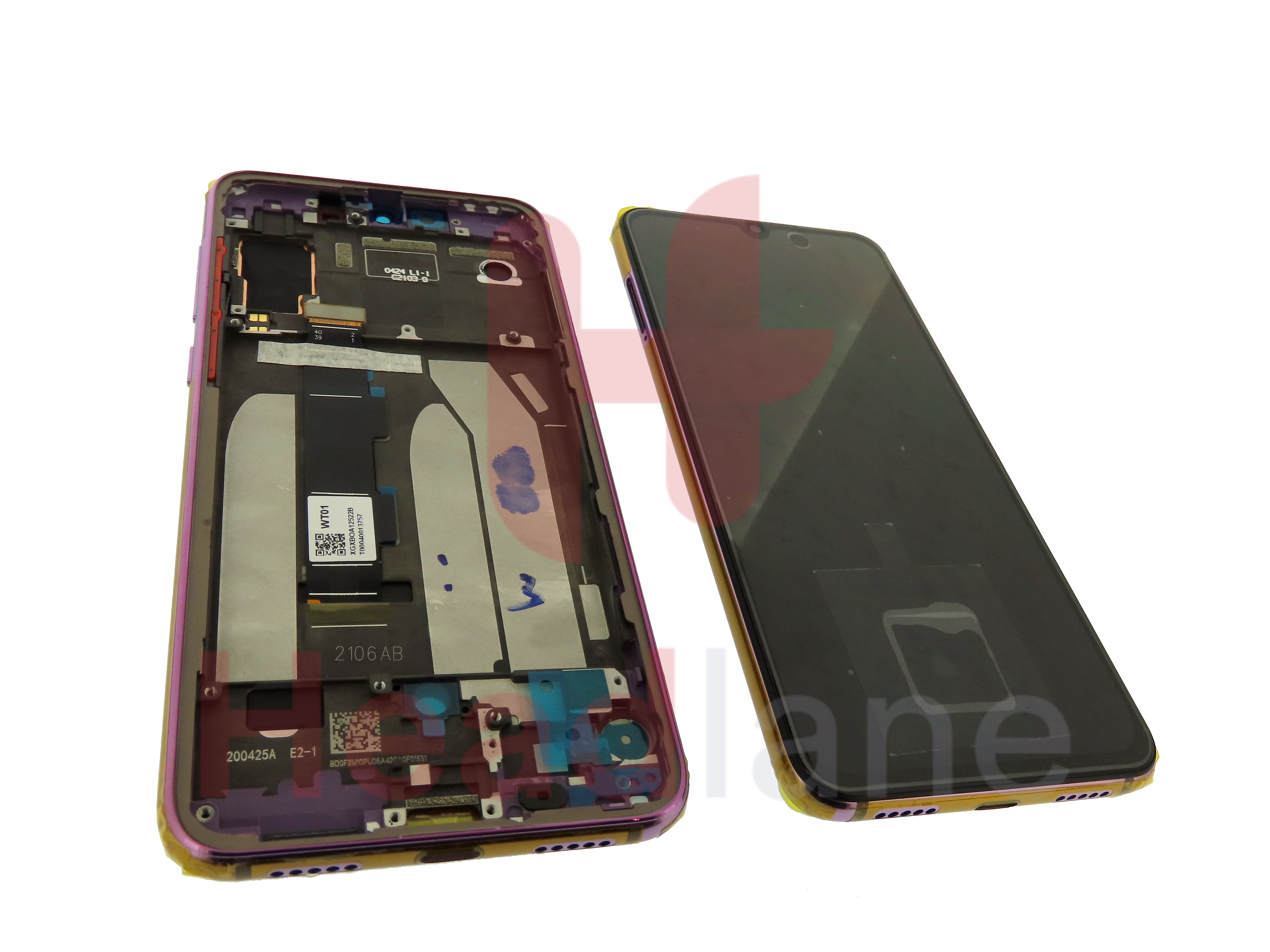 Xiaomi Mi 9 SE LCD Display / Screen + Touch - Violet / Purple - view 3