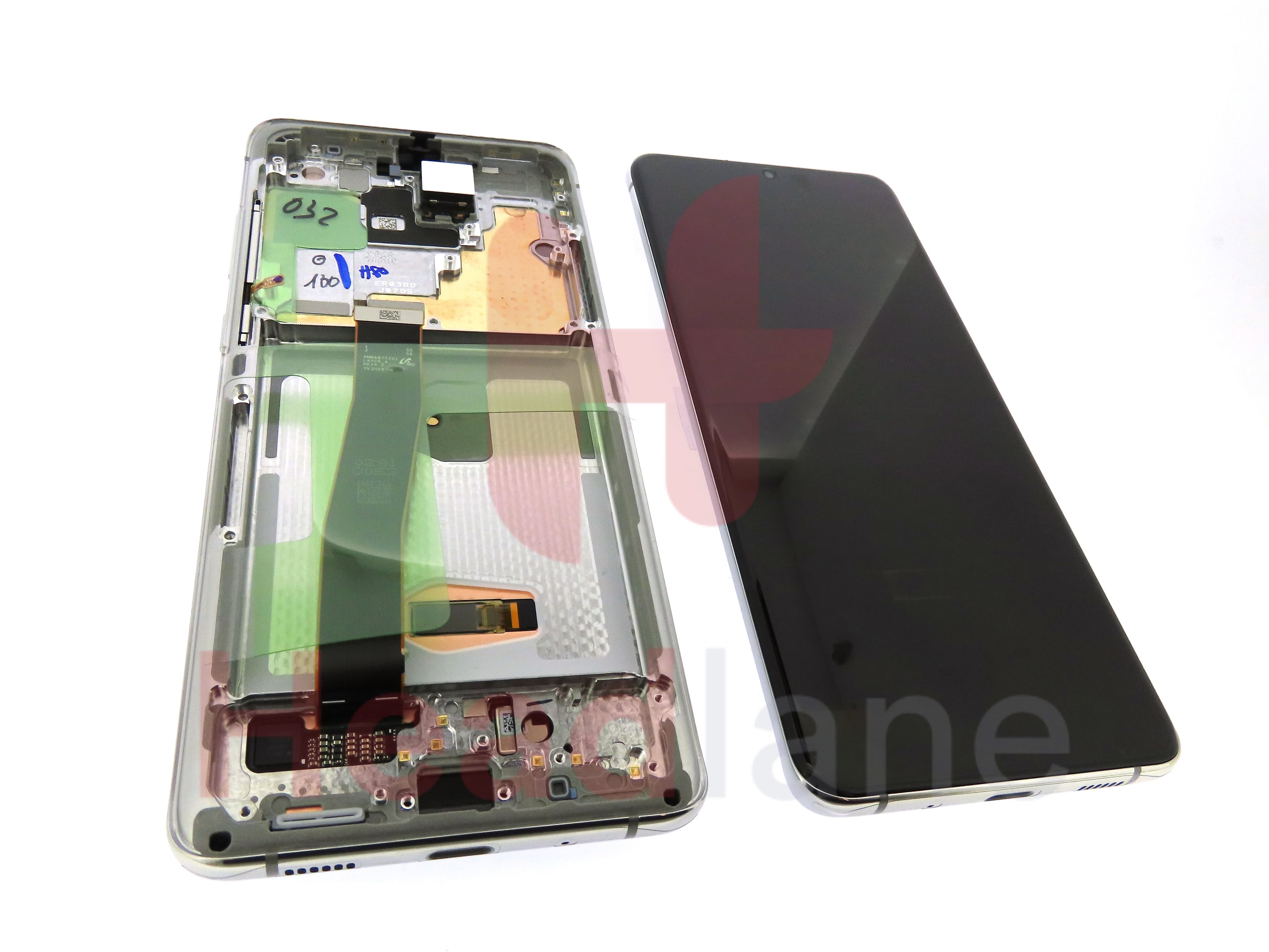 Samsung SM-G988 Galaxy S20 Ultra LCD Display / Screen + Touch - White (No Camera) - view 3