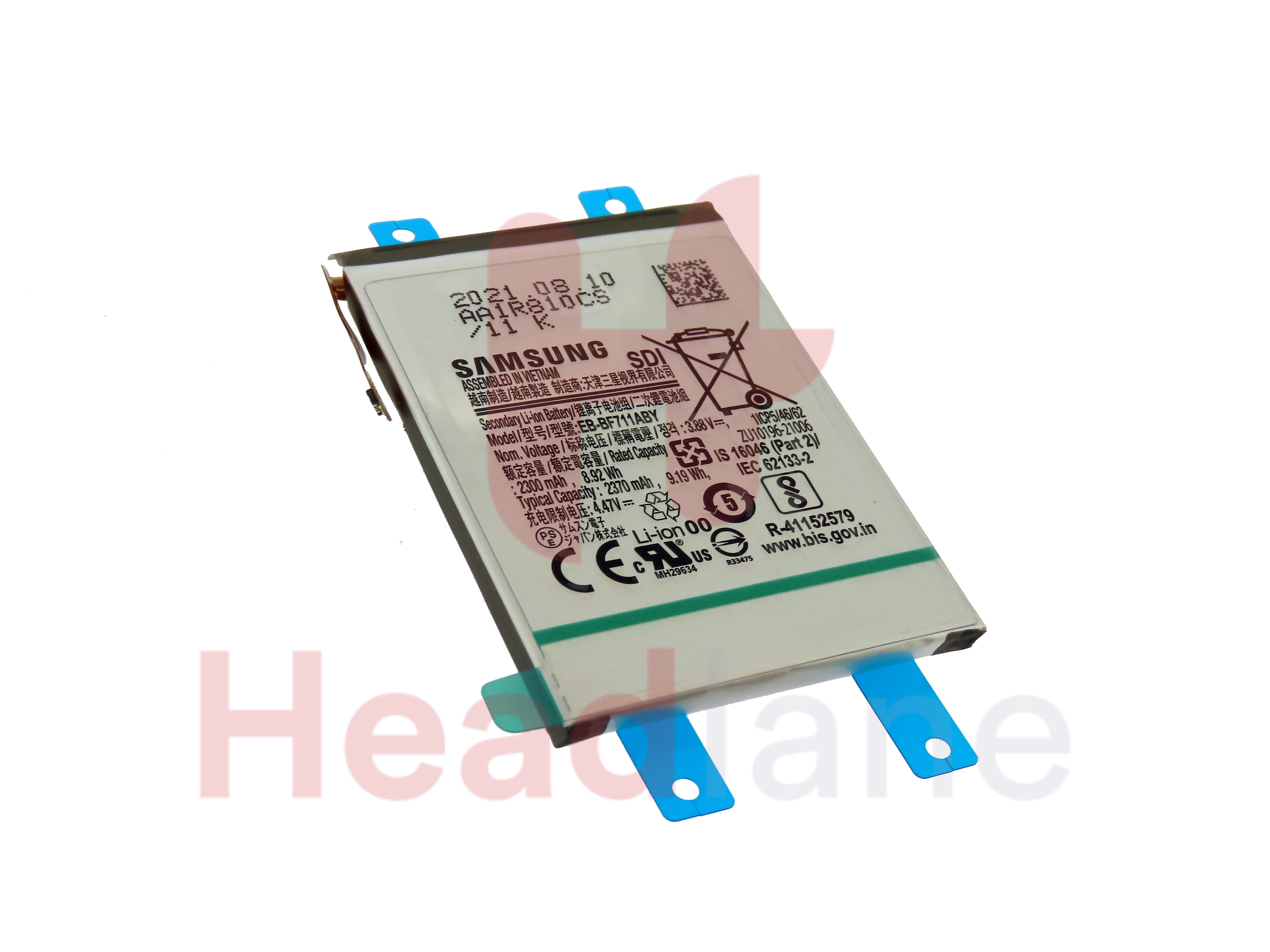 Samsung SM-F711 Galaxy Z Flip3 5G EB-BF711ABY Internal Battery (Samsung SDI) - view 2