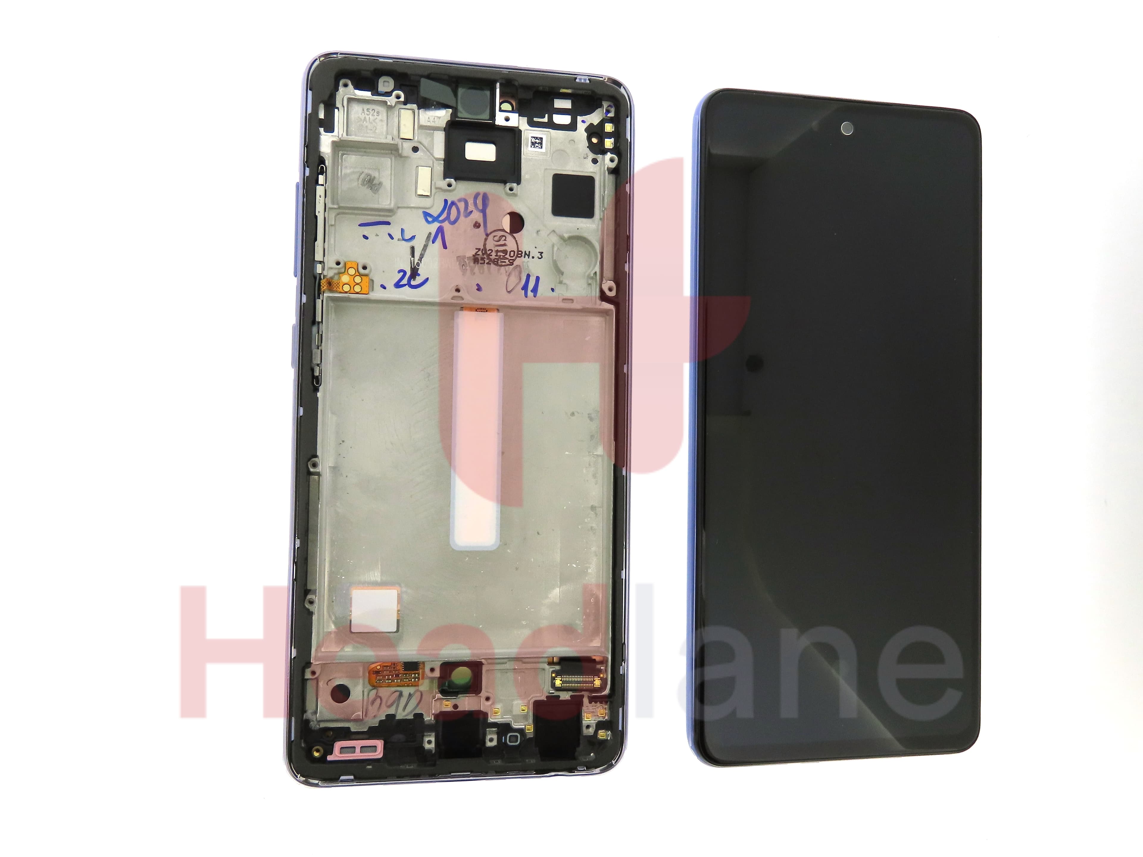 Samsung SM-A528 Galaxy A52s 5G LCD Display / Screen + Touch - Violet - view 3