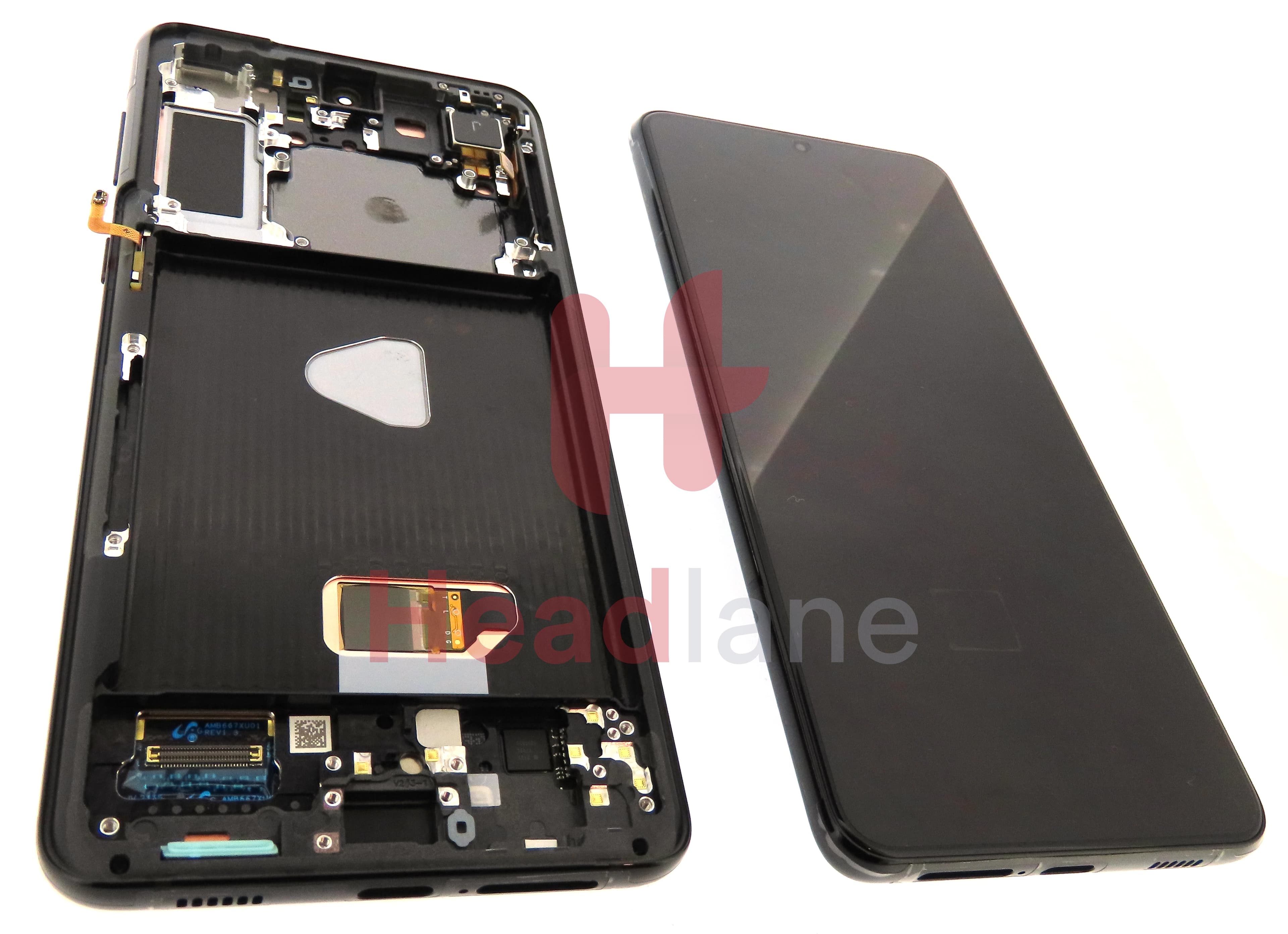 Samsung SM-G996 Galaxy S21+ 5G LCD Display / Screen + Touch - Phantom Black (No Camera) - view 2