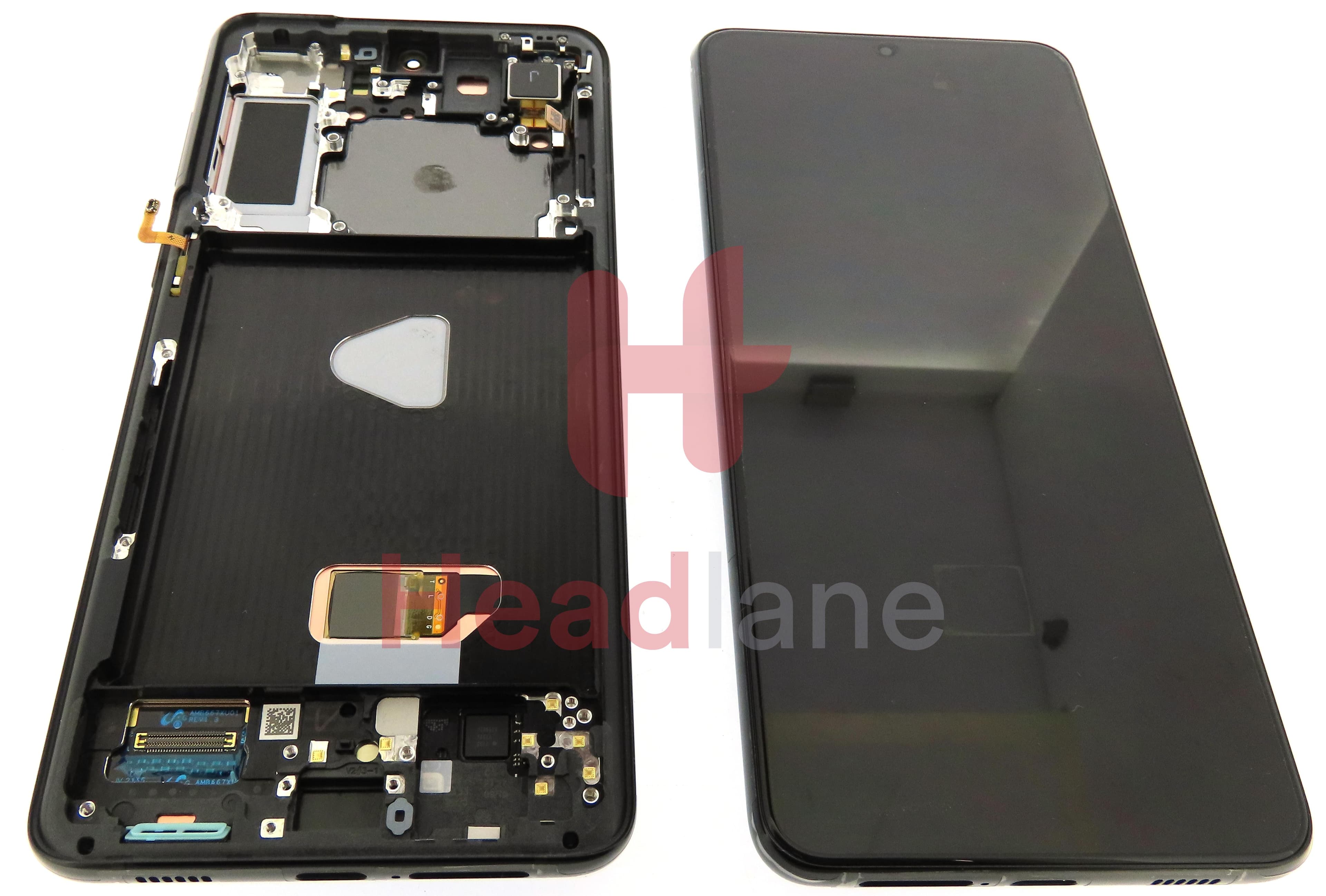 Samsung SM-G996 Galaxy S21+ 5G LCD Display / Screen + Touch - Phantom Black (No Camera) - view 3