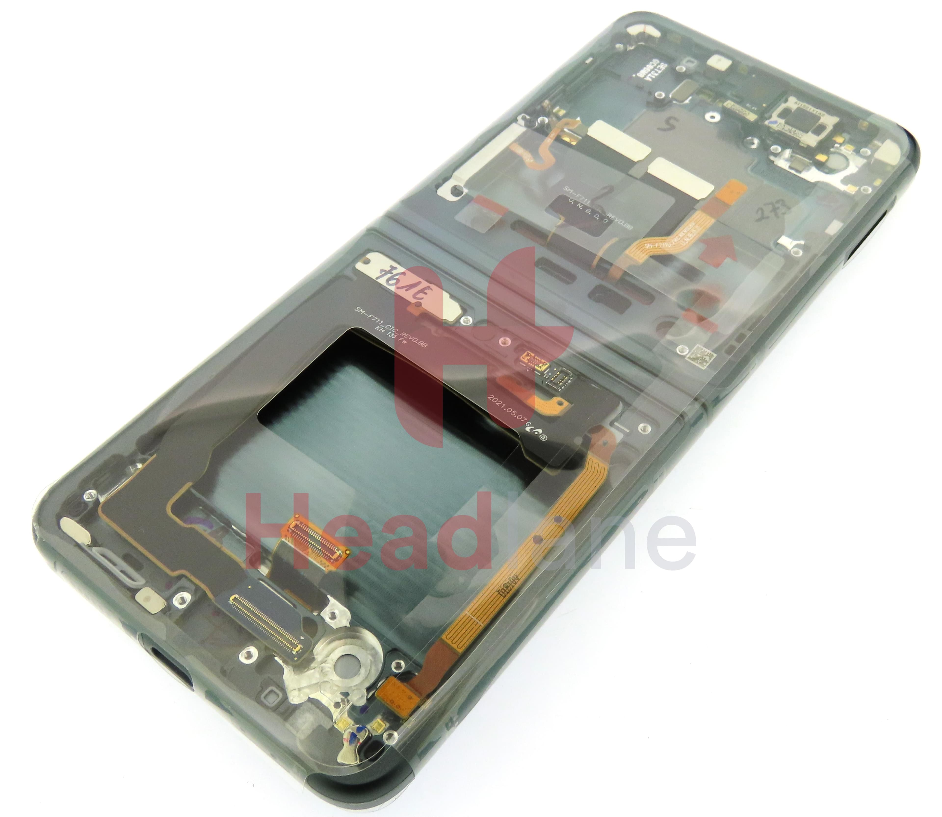 Samsung SM-F711 Galaxy Z Flip3 5G LCD Display / Screen + Touch - Green - view 2