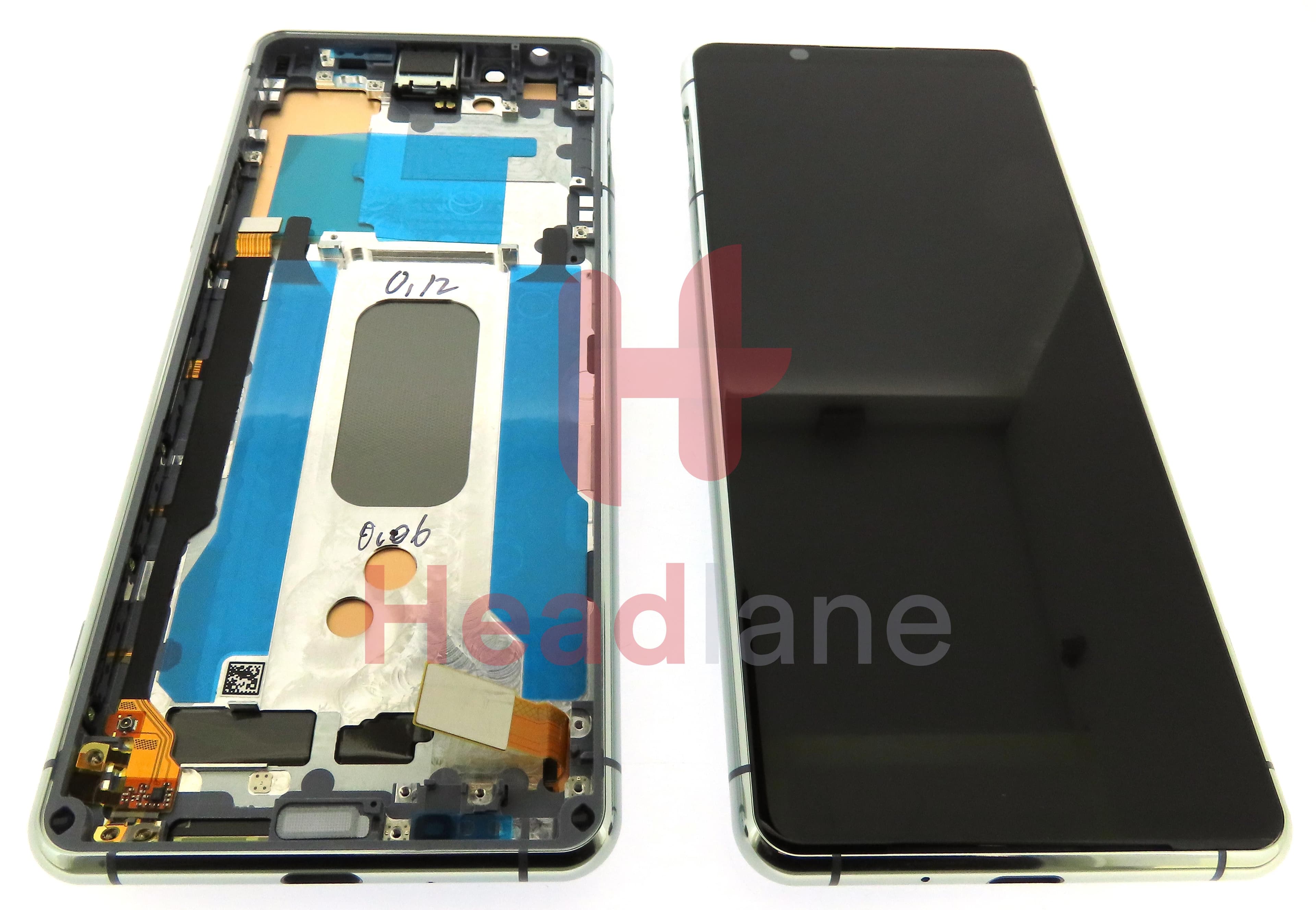 Sony XQ-AS52 Xperia 5 II LCD Display / Screen + Touch - Grey - view 3