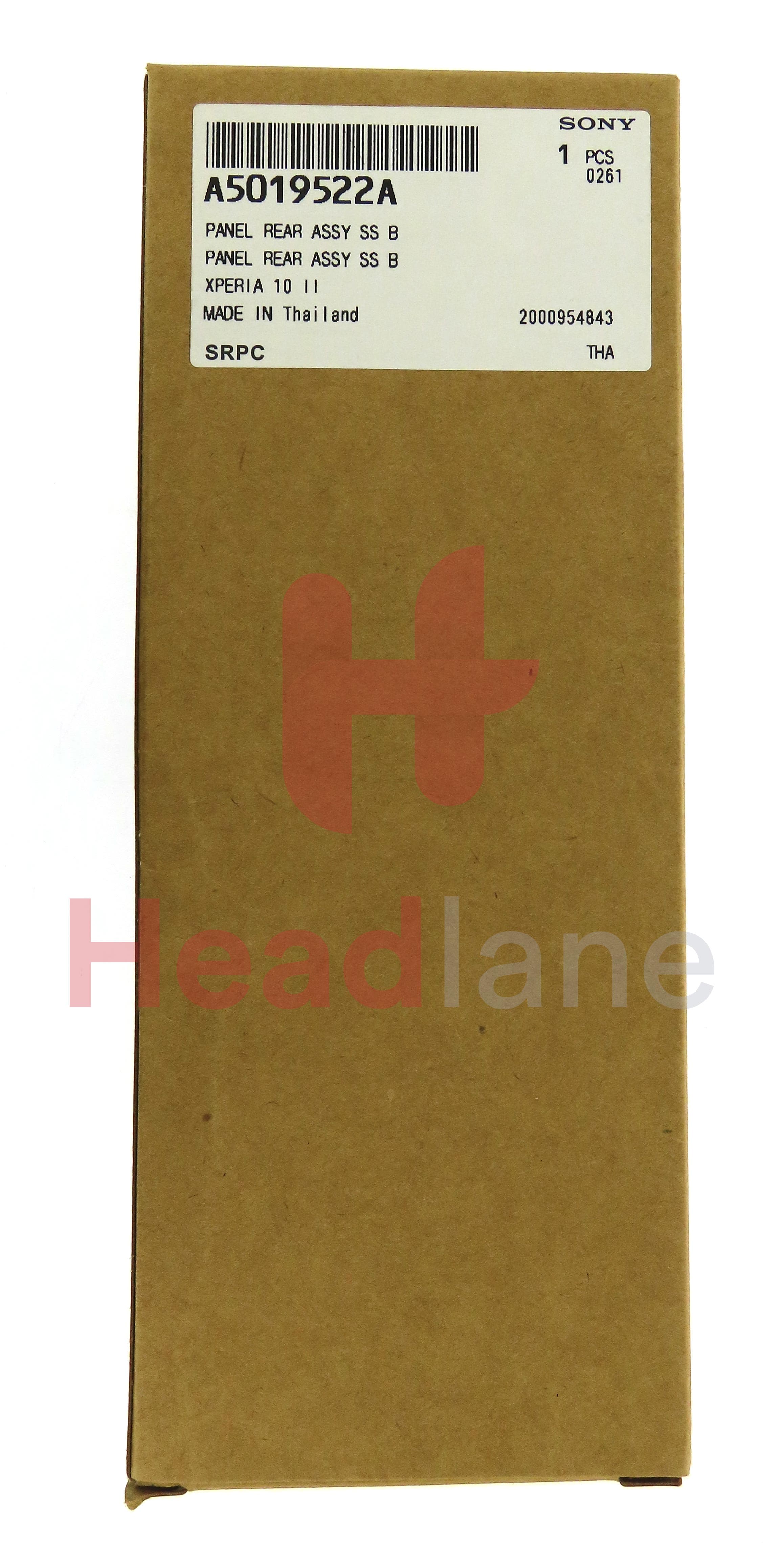 Sony XQ-AU51 Xperia 10 II Back / Battery Cover - Black (Single SIM) - view 4