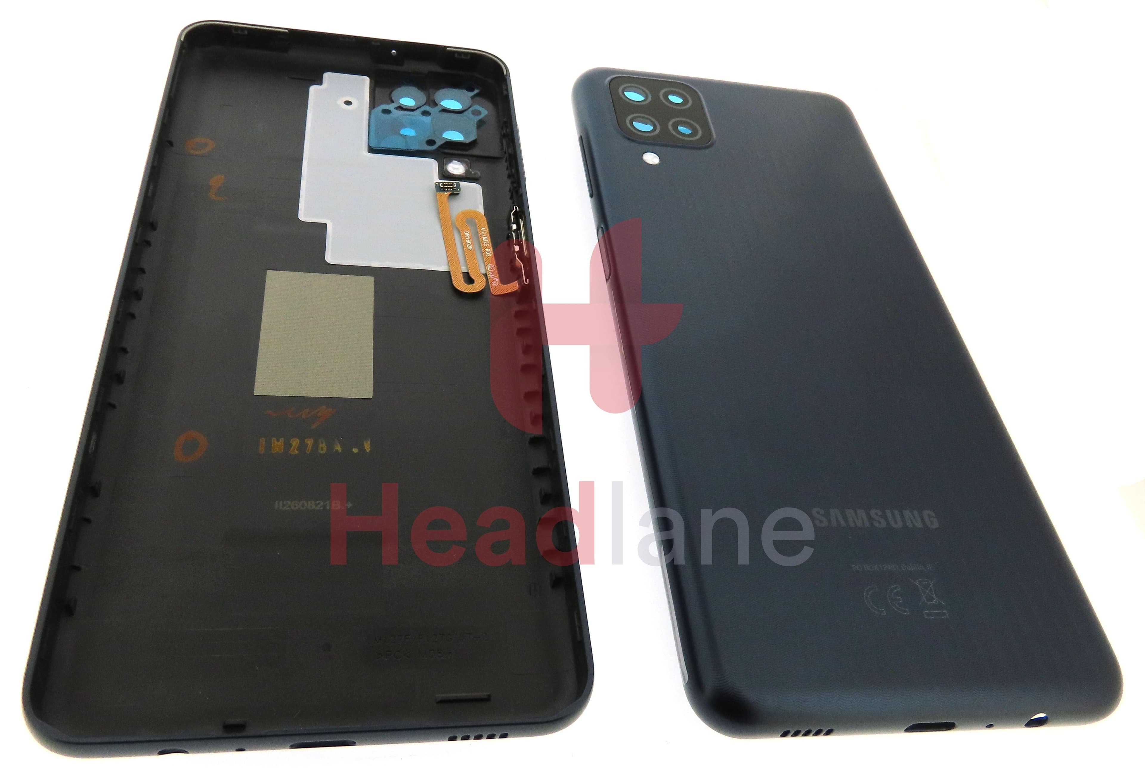 Samsung SM-M127 Galaxy M12 Back / Battery Cover - Black - view 2