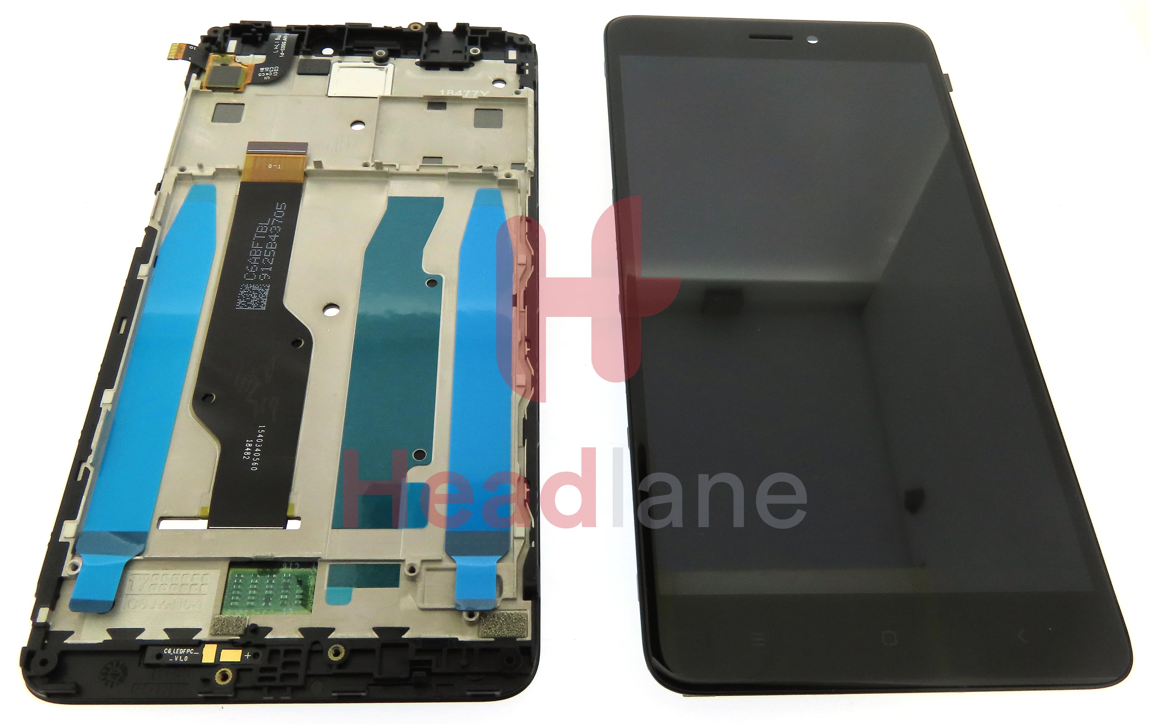 Xiaomi Redmi Note 4 / Note 4X LCD Display / Screen + Touch - Black - view 3