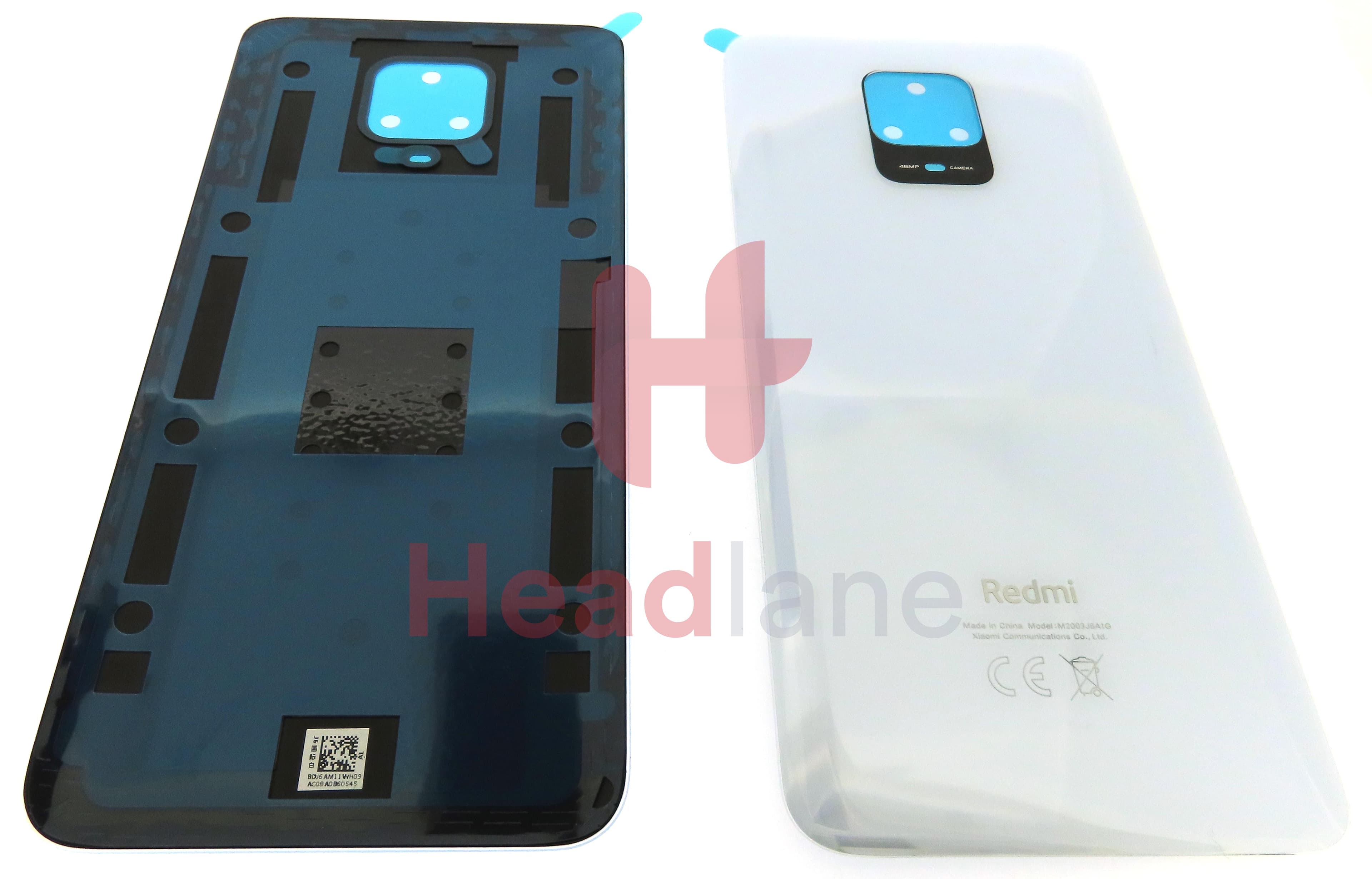 Xiaomi Redmi Note 9S Back / Battery Cover - White - view 3