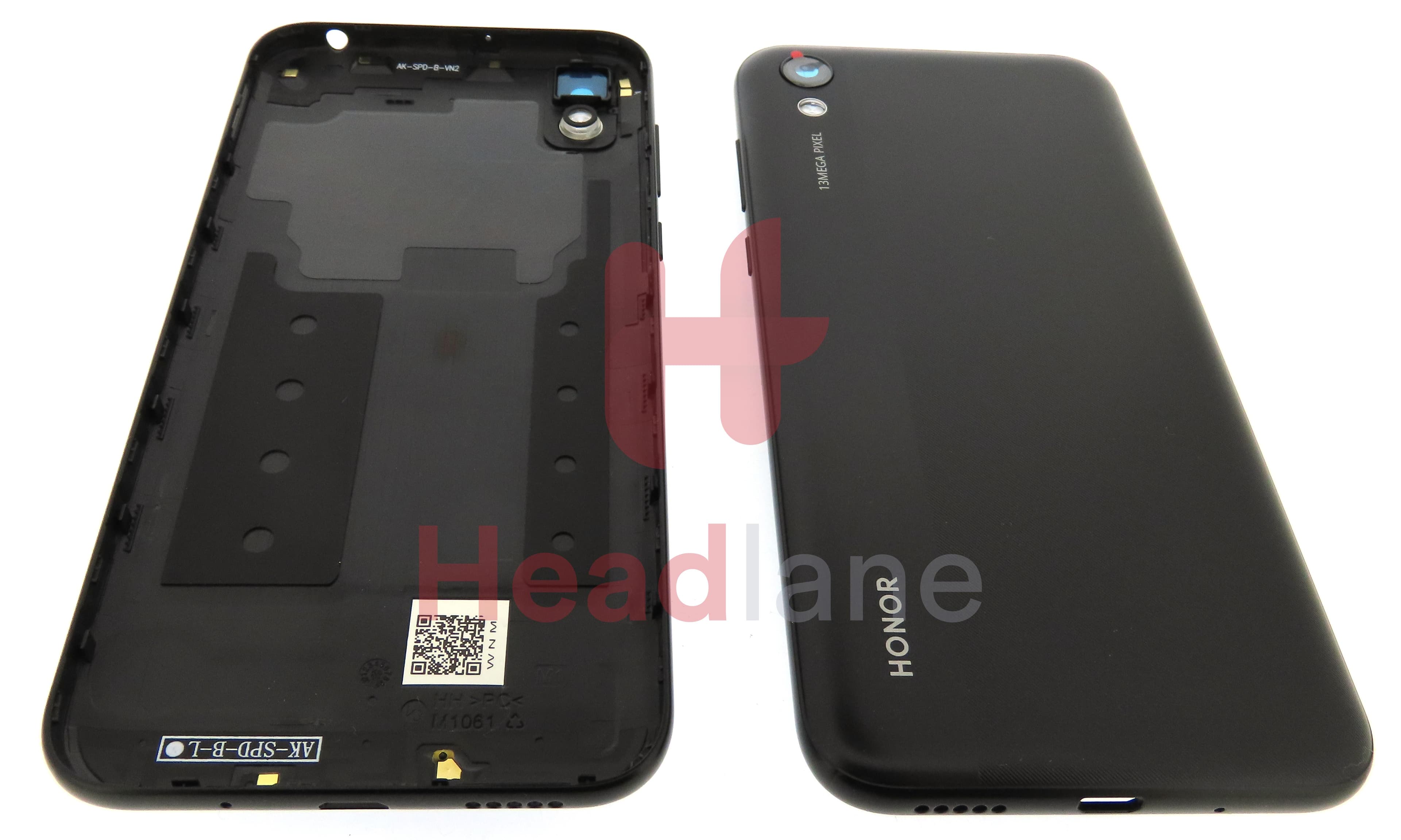 Huawei Honor 8S Back / Battery Cover - Black (Single SIM) - view 2