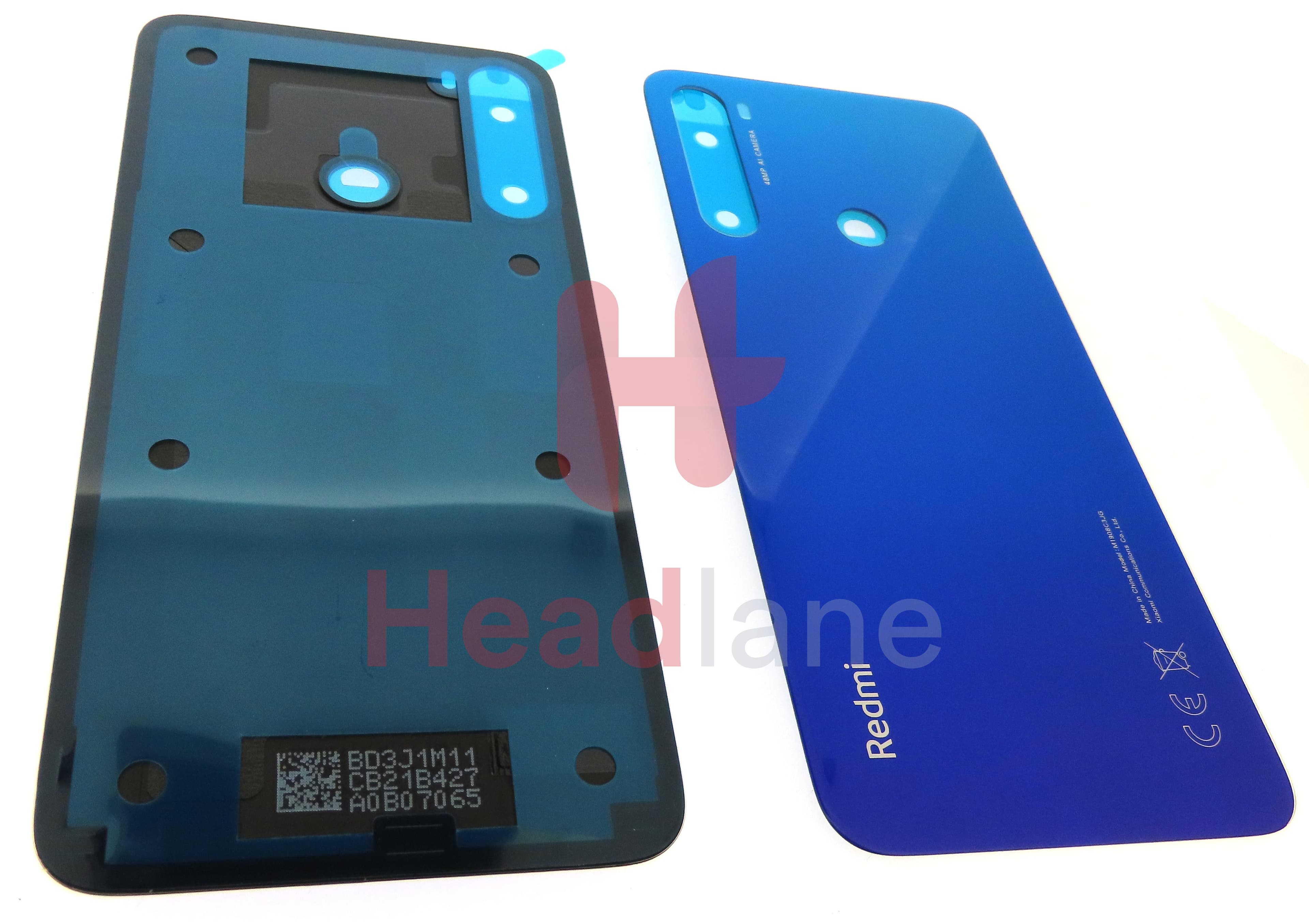 Xiaomi Redmi Note 8 (2021) Back / Battery Cover - Blue - view 2