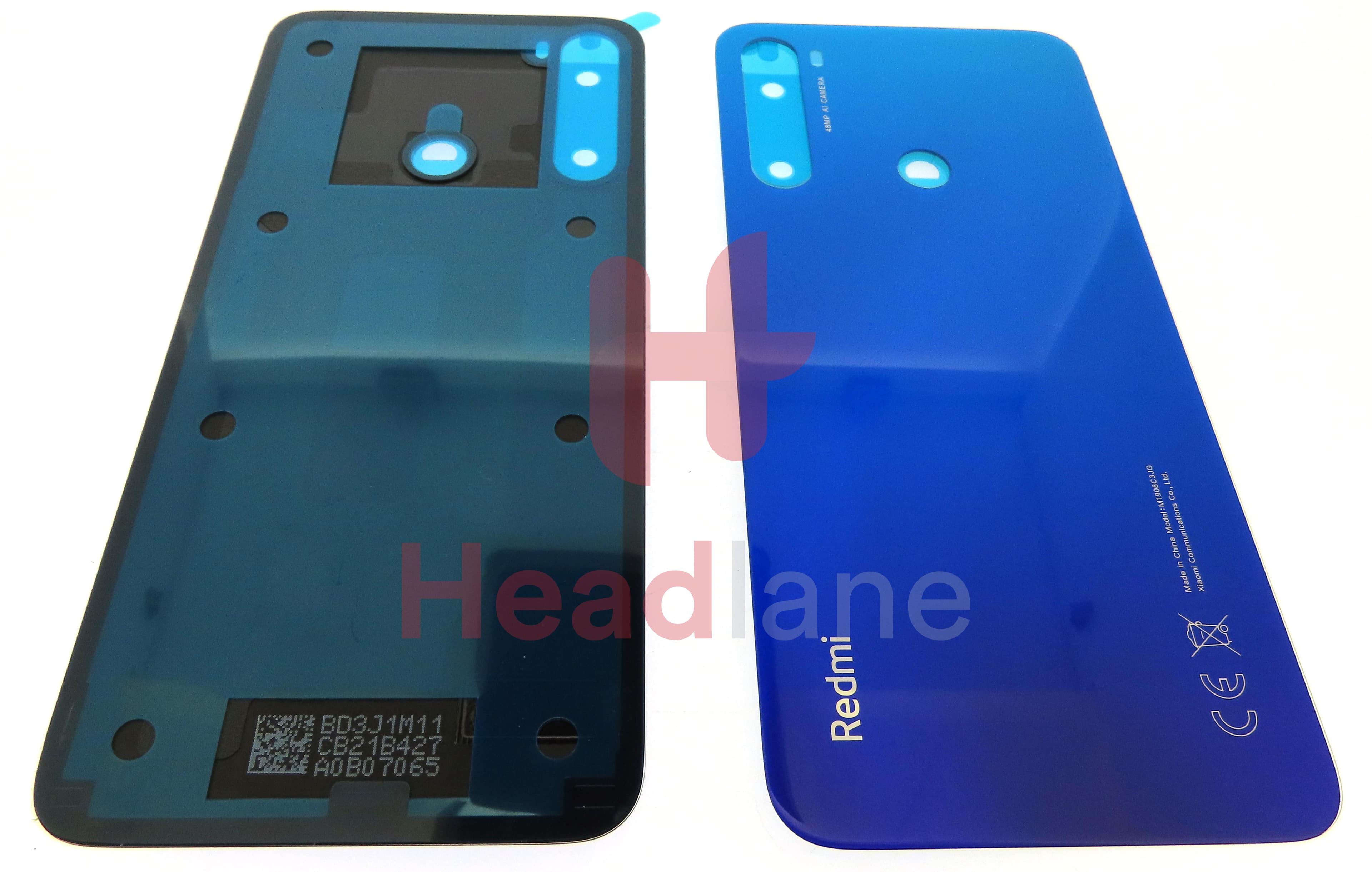 Xiaomi Redmi Note 8 (2021) Back / Battery Cover - Blue - view 3