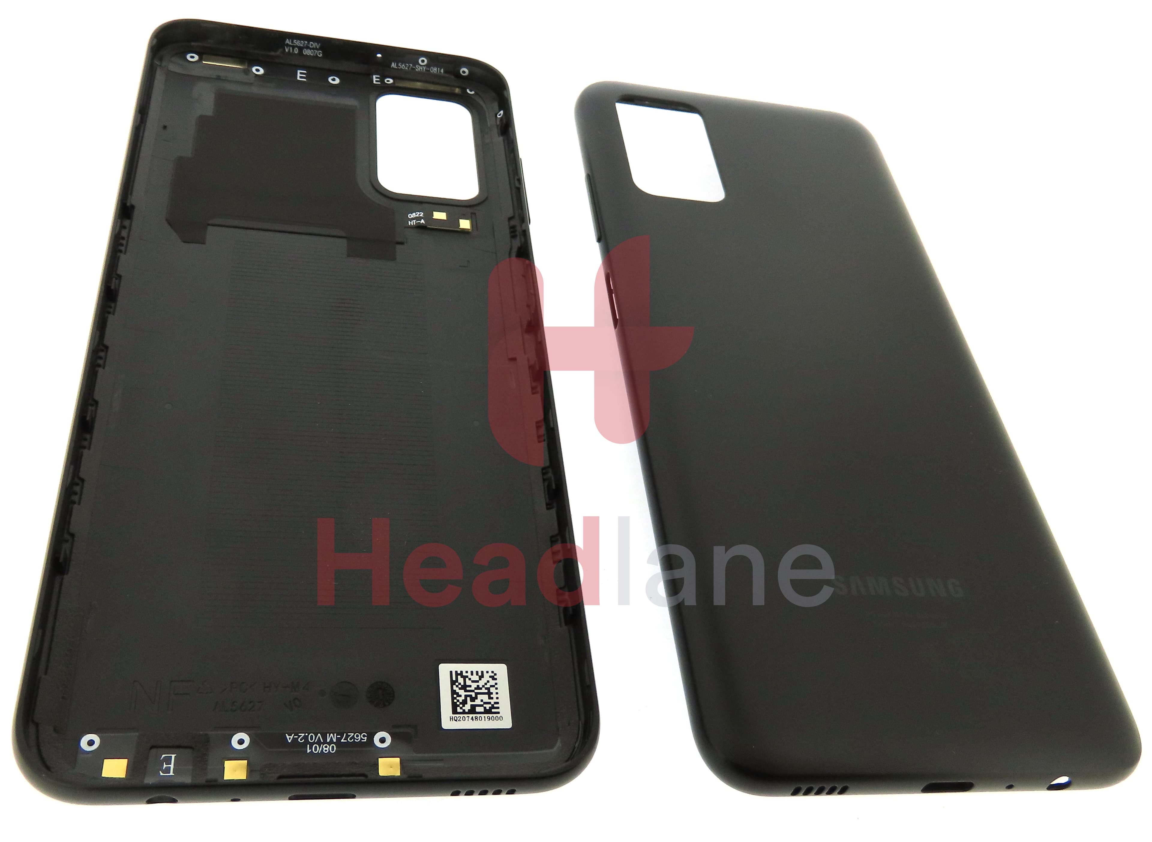 Samsung SM-A037 Galaxy A03s Back / Battery Cover - Black - view 3